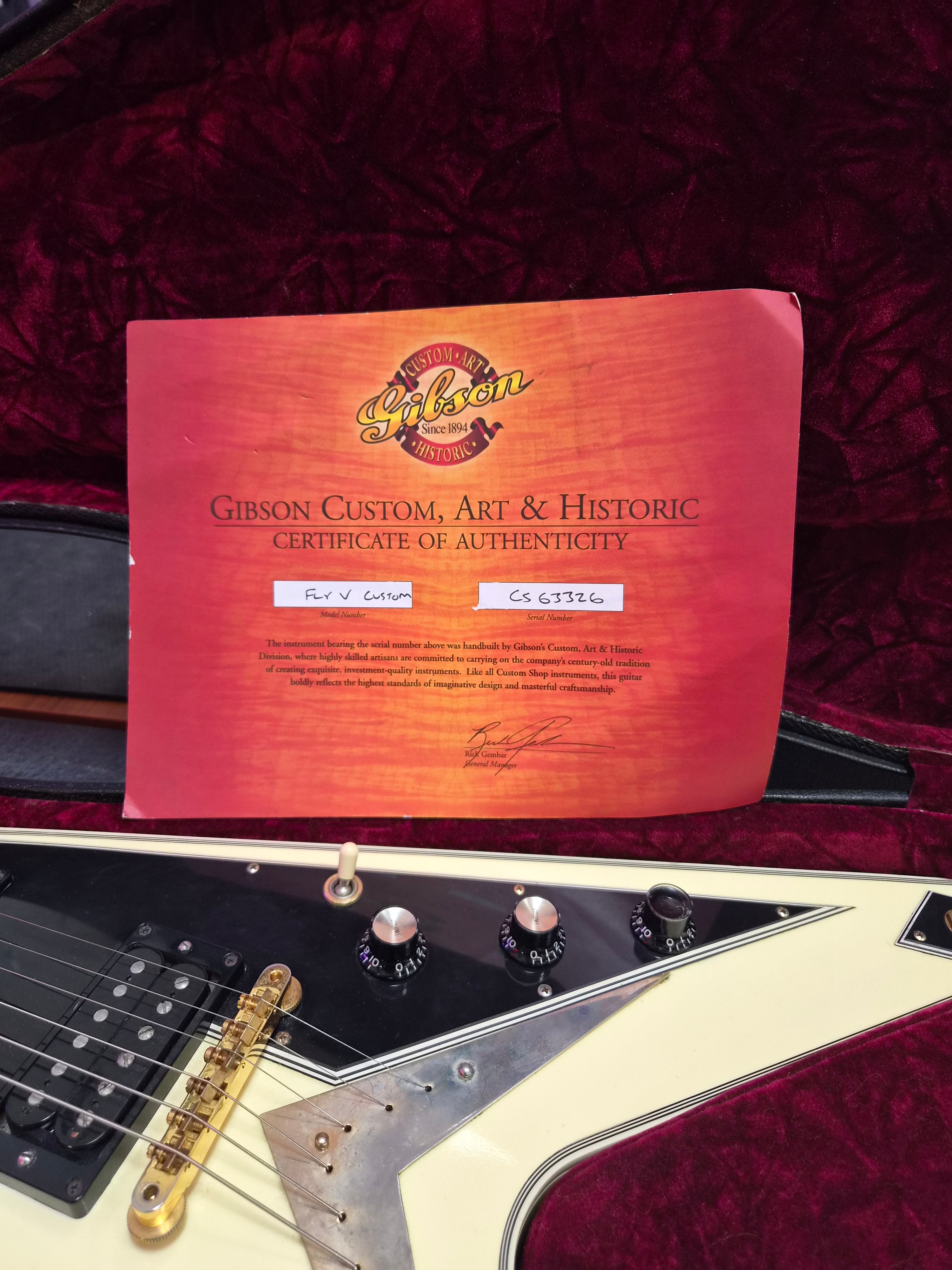 Gibson Custom Shop Flying V Custom 2006 Ex-Esa Holopainen of Amorphis