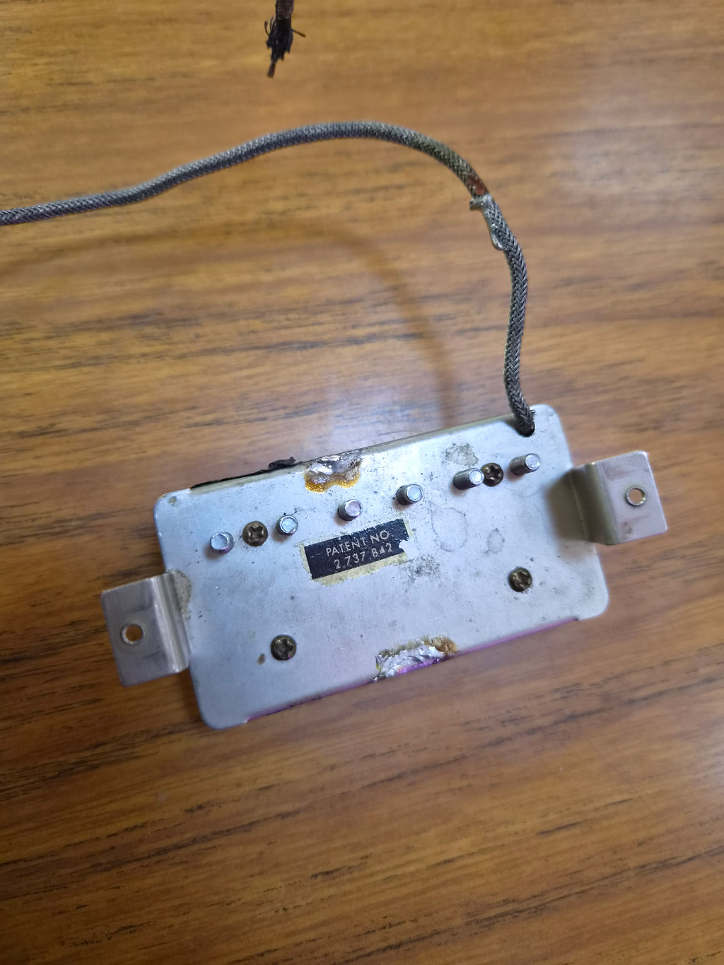 Gibson 1963-1964 Patent Sticker Pre-T-Top Pickup 7.52 Ohm