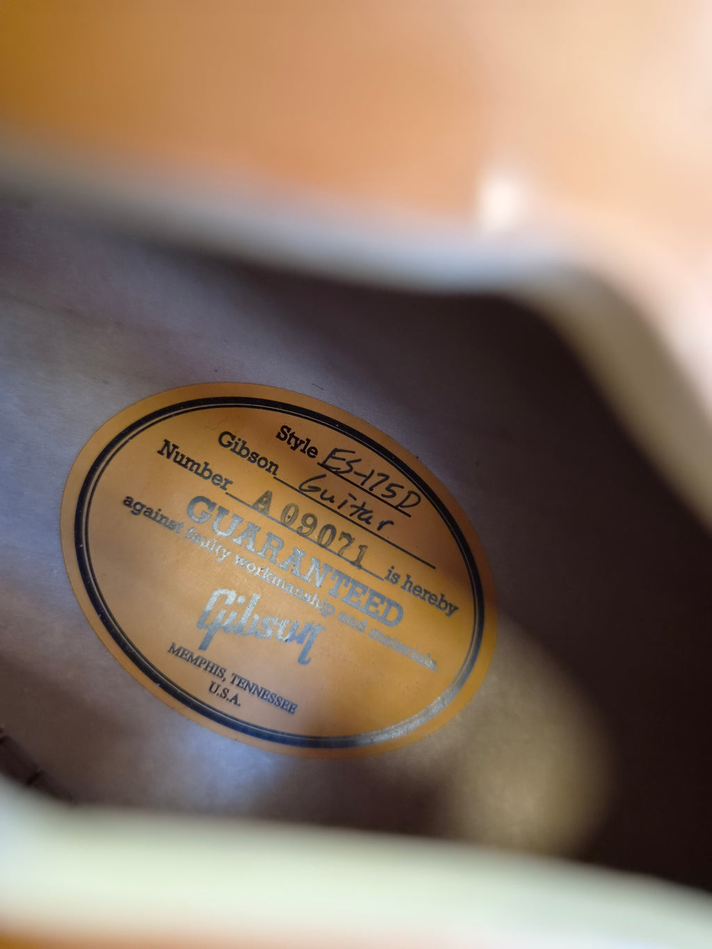 Gibson Custom ES-175 Reissue 2016