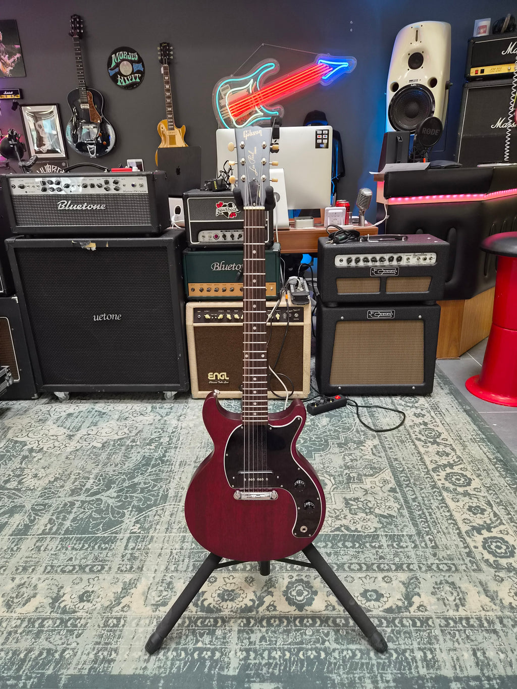 Gibson Les Paul Junior Tribute DC 2019 Worn Cherry