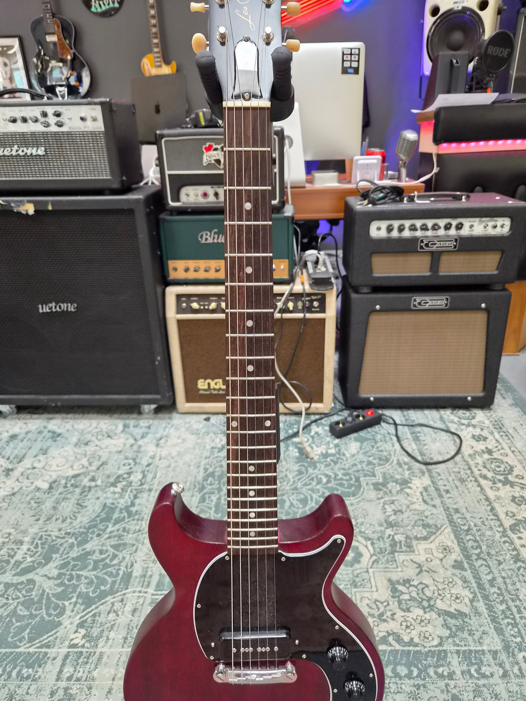 Gibson Les Paul Junior Tribute DC 2019 Worn Cherry
