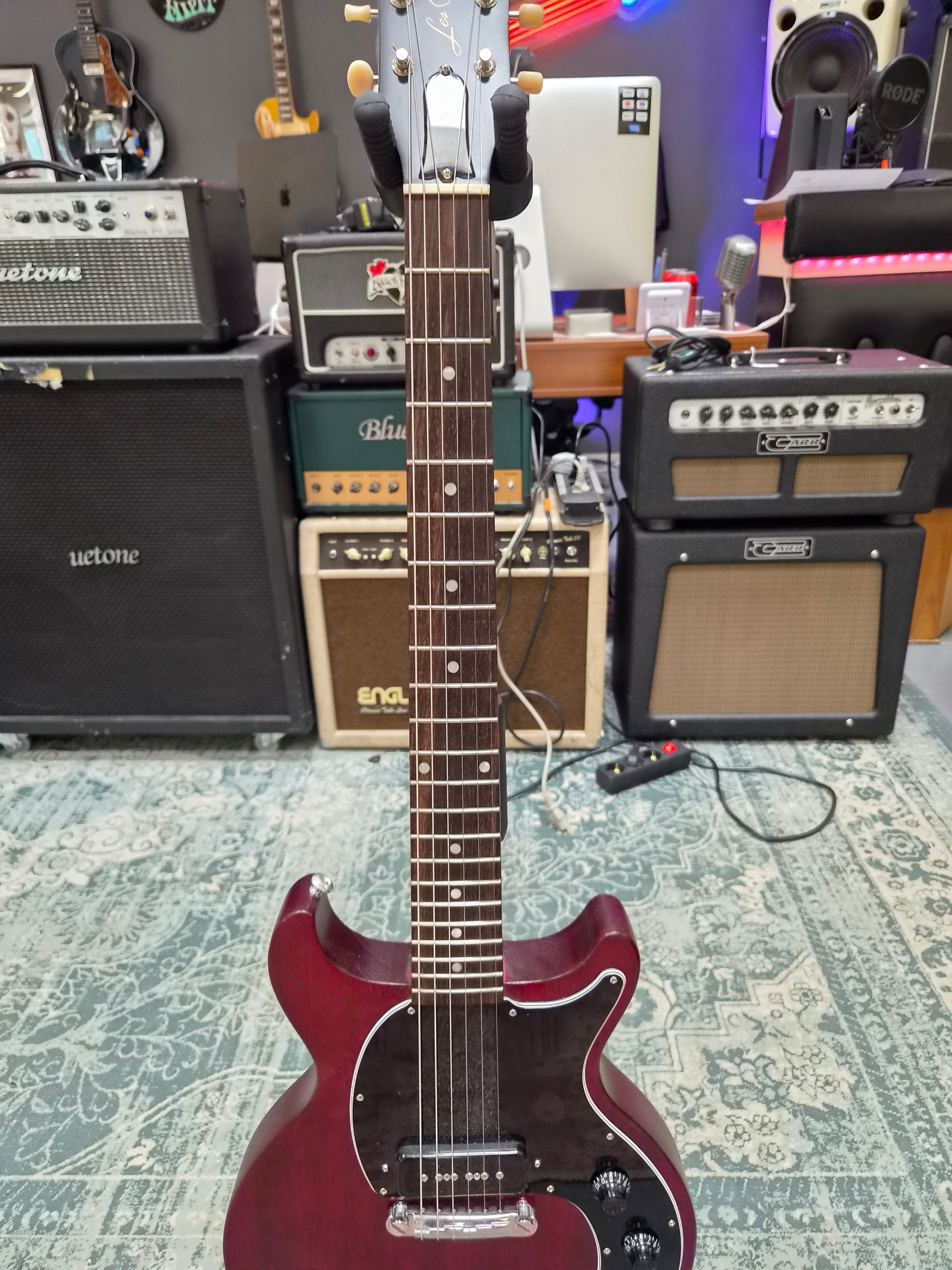 Gibson Les Paul Junior Tribute DC 2019 Worn Cherry