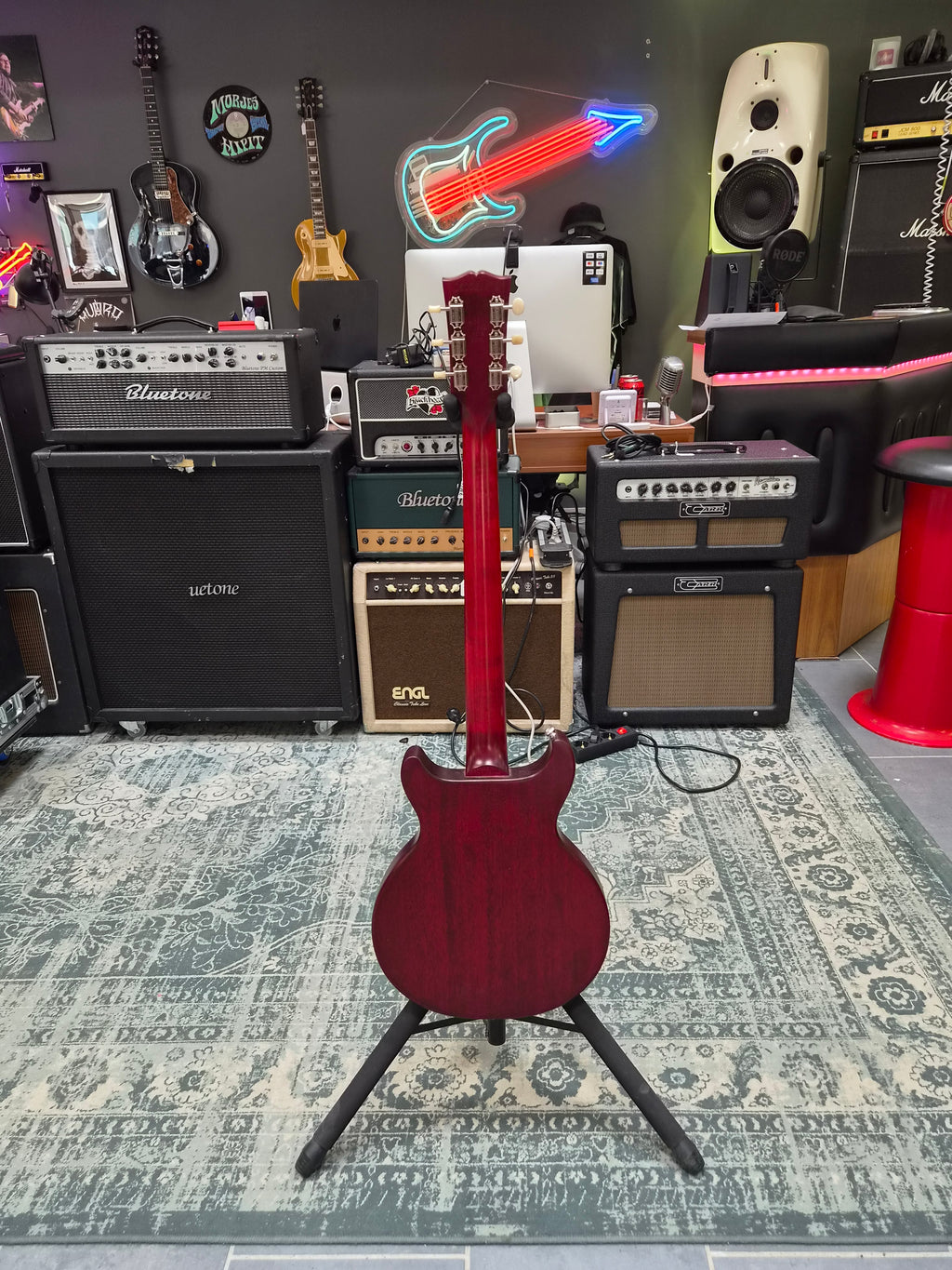 Gibson Les Paul Junior Tribute DC 2019 Worn Cherry