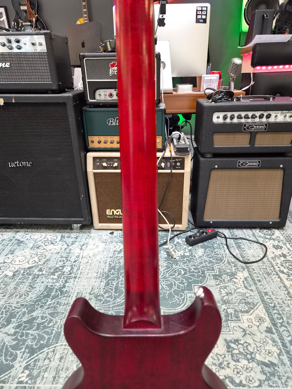 Gibson Les Paul Junior Tribute DC 2019 Worn Cherry