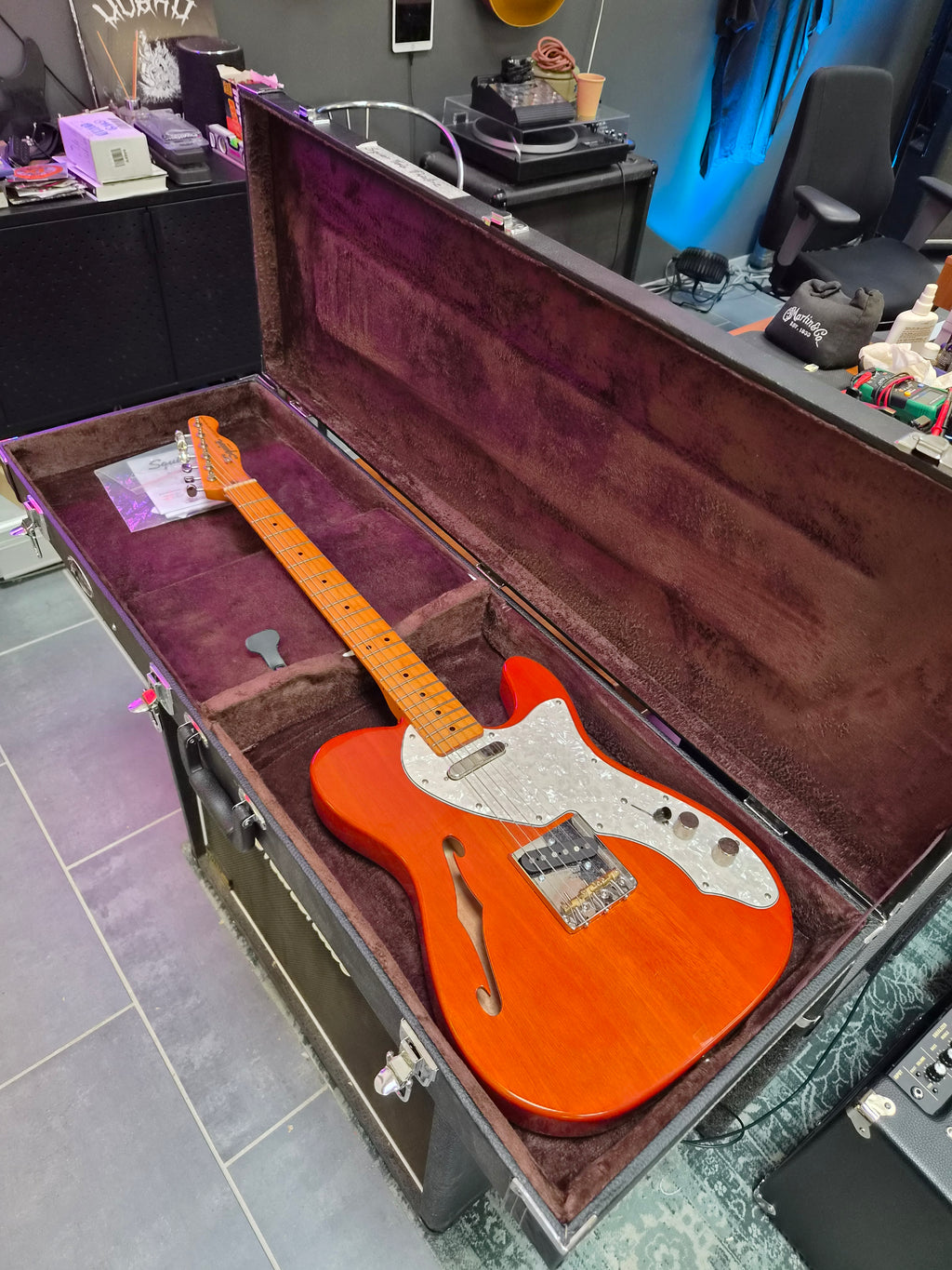 Squier Classic Vibe 60´s Telecaster Thinline Natural w/ Wilkinson Bridge and Bill Lawrence pickup