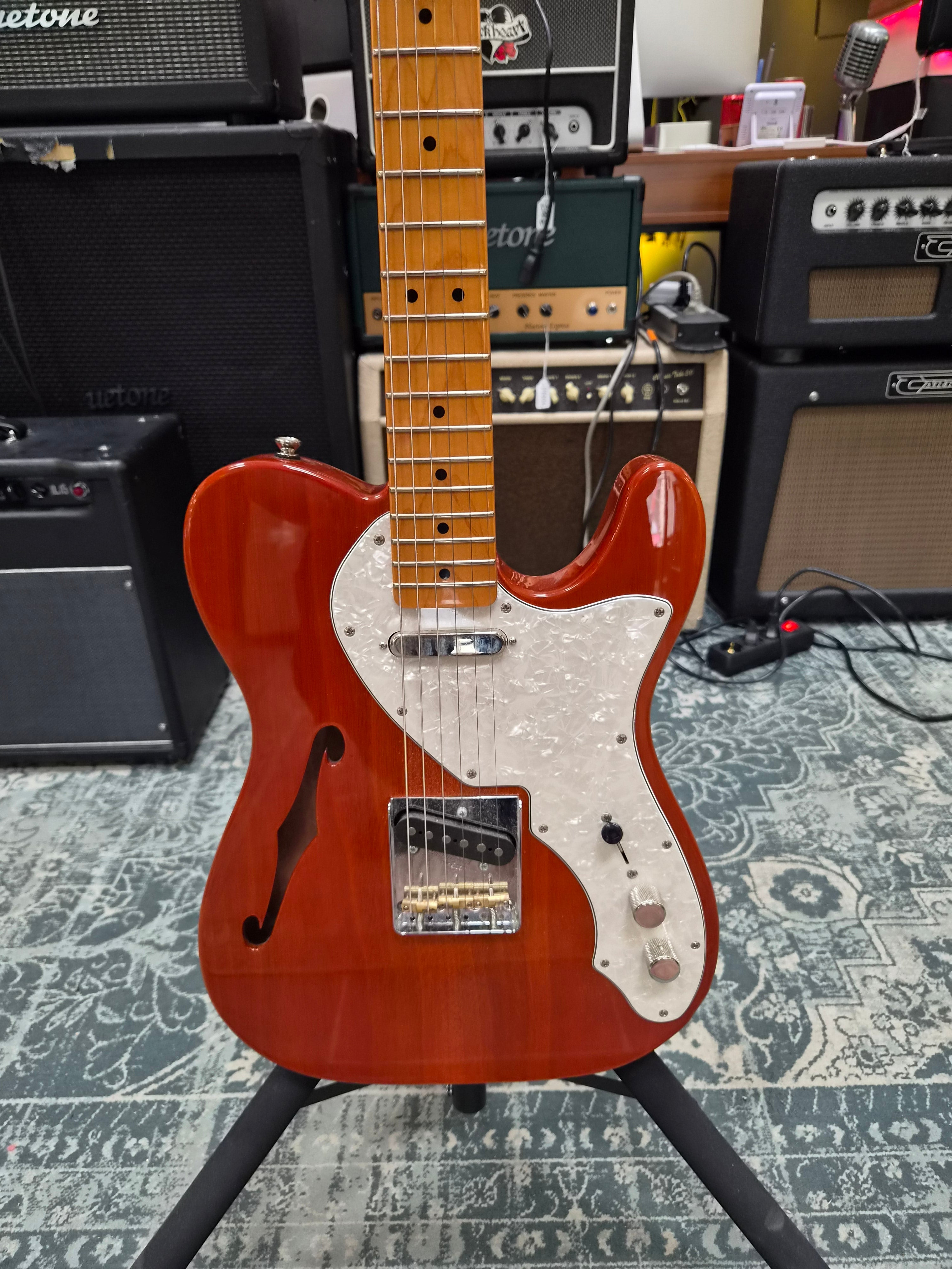 Squier Classic Vibe 60´s Telecaster Thinline Natural w/ Wilkinson Bridge and Bill Lawrence pickup
