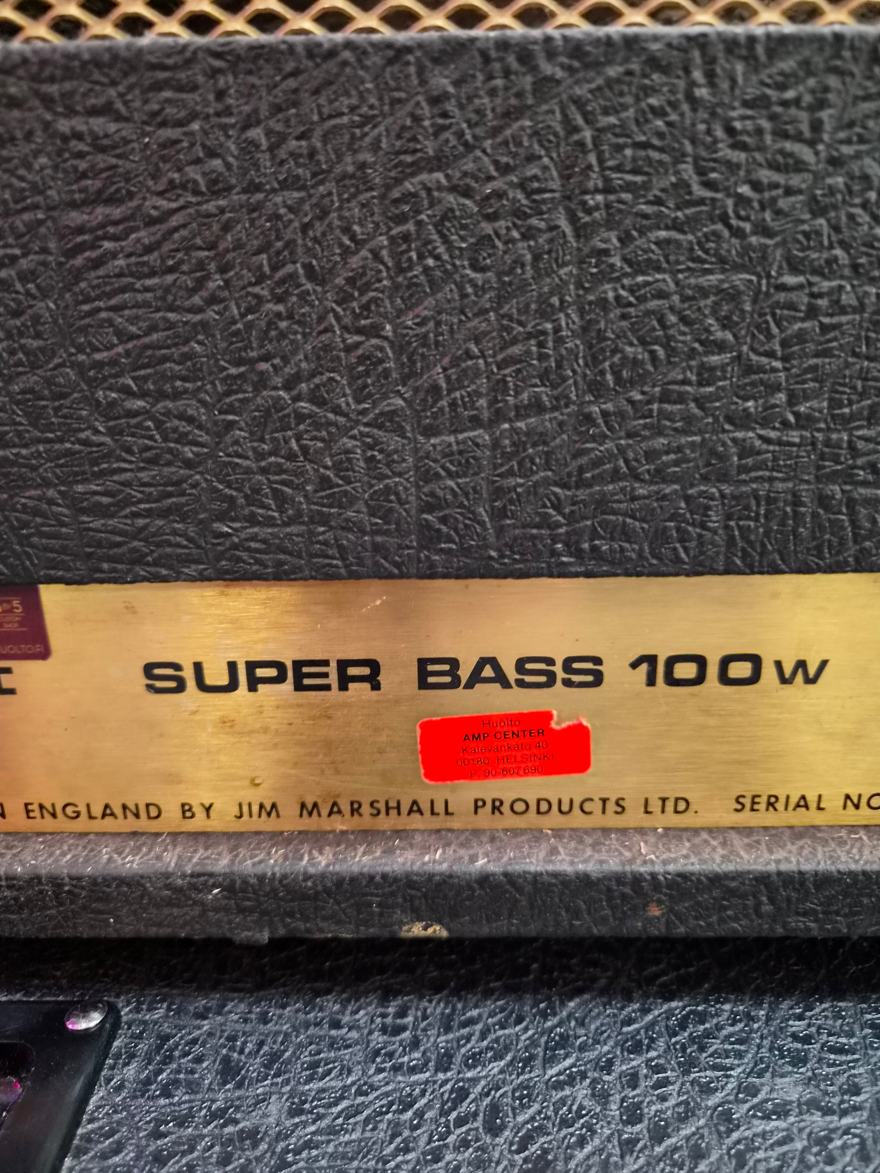 Marshall JMP Super Bass 100 W 1975