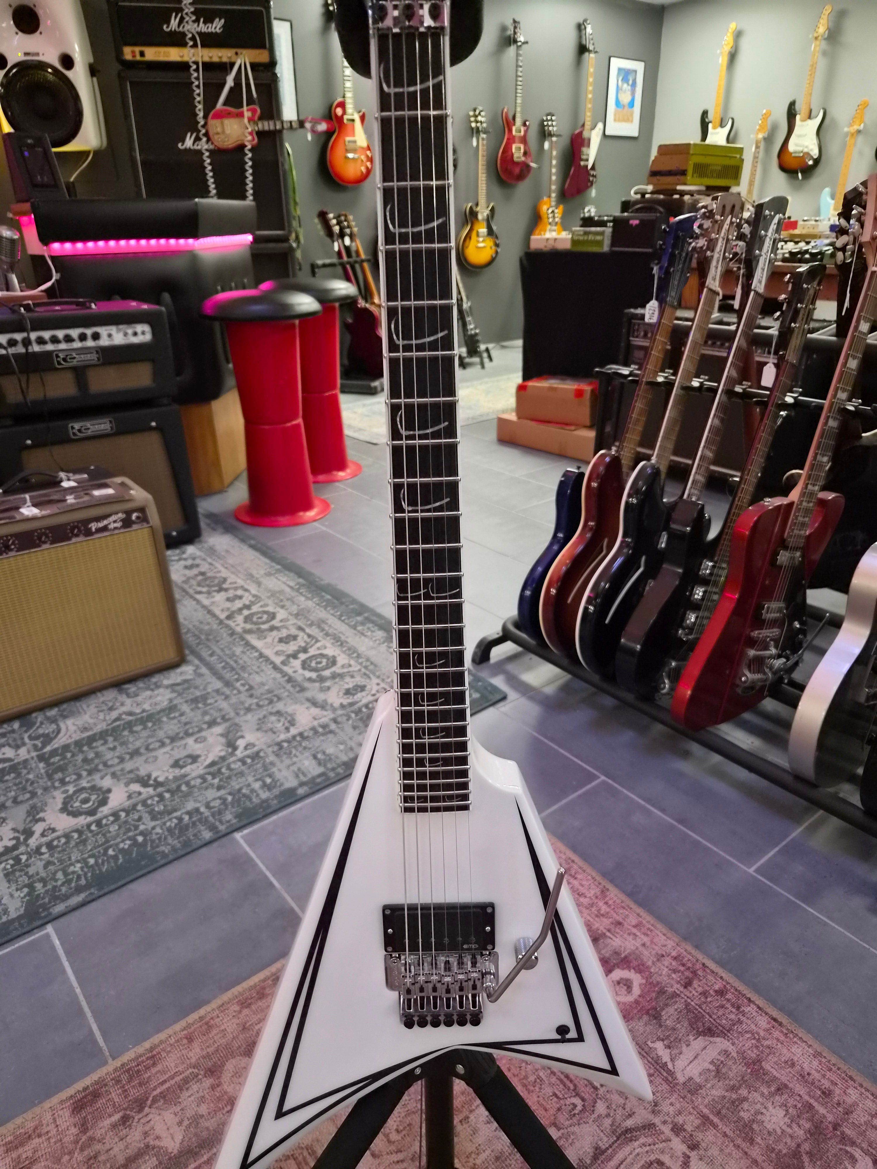 ESP Edwards E-Scythe Alexi Laiho White