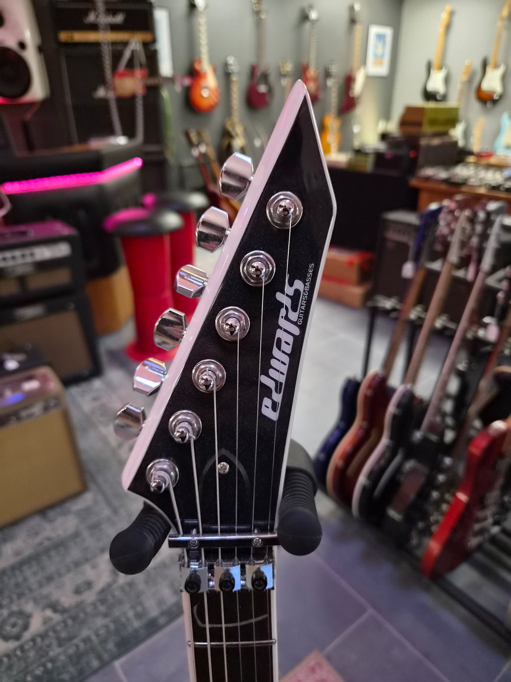 ESP Edwards E-Scythe Alexi Laiho White