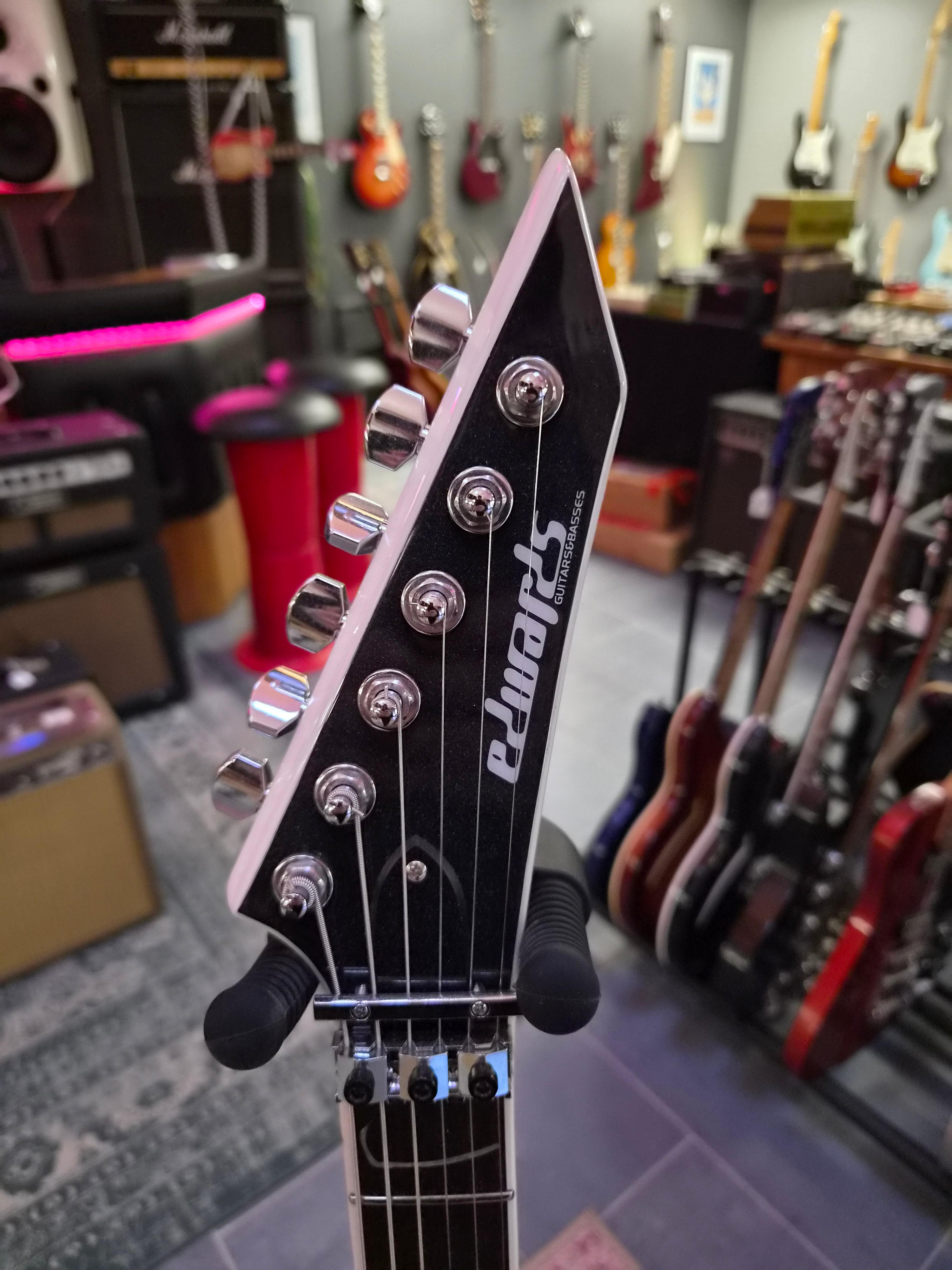 ESP Edwards E-Scythe Alexi Laiho White