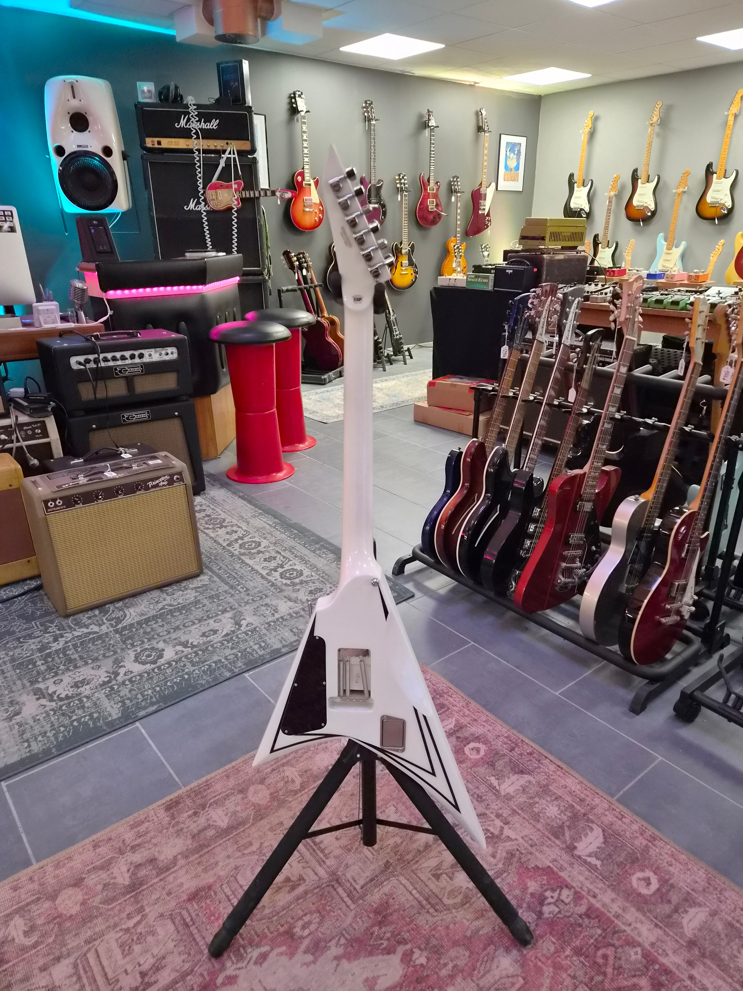 ESP Edwards E-Scythe Alexi Laiho White