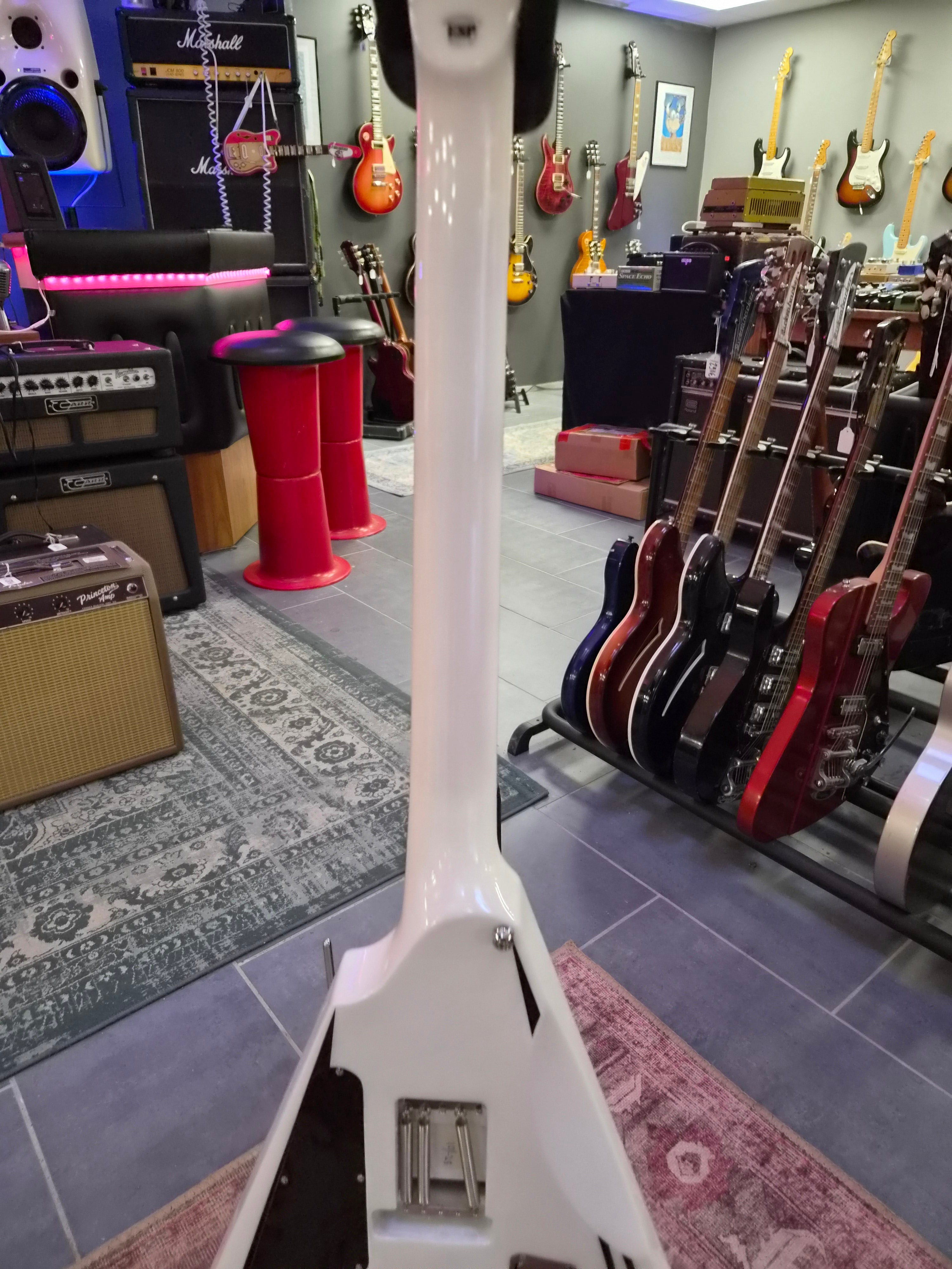 ESP Edwards E-Scythe Alexi Laiho White