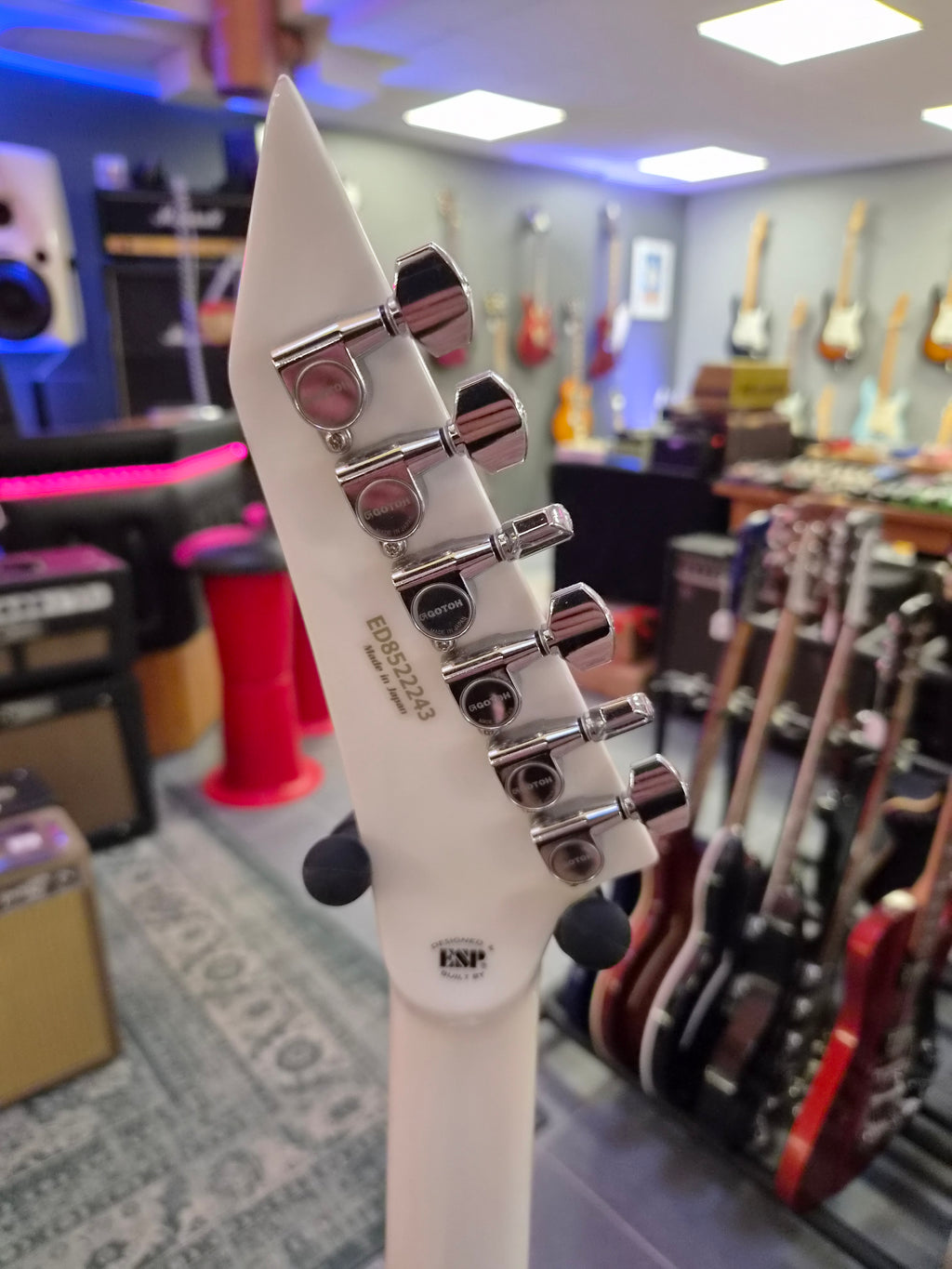 ESP Edwards E-Scythe Alexi Laiho White