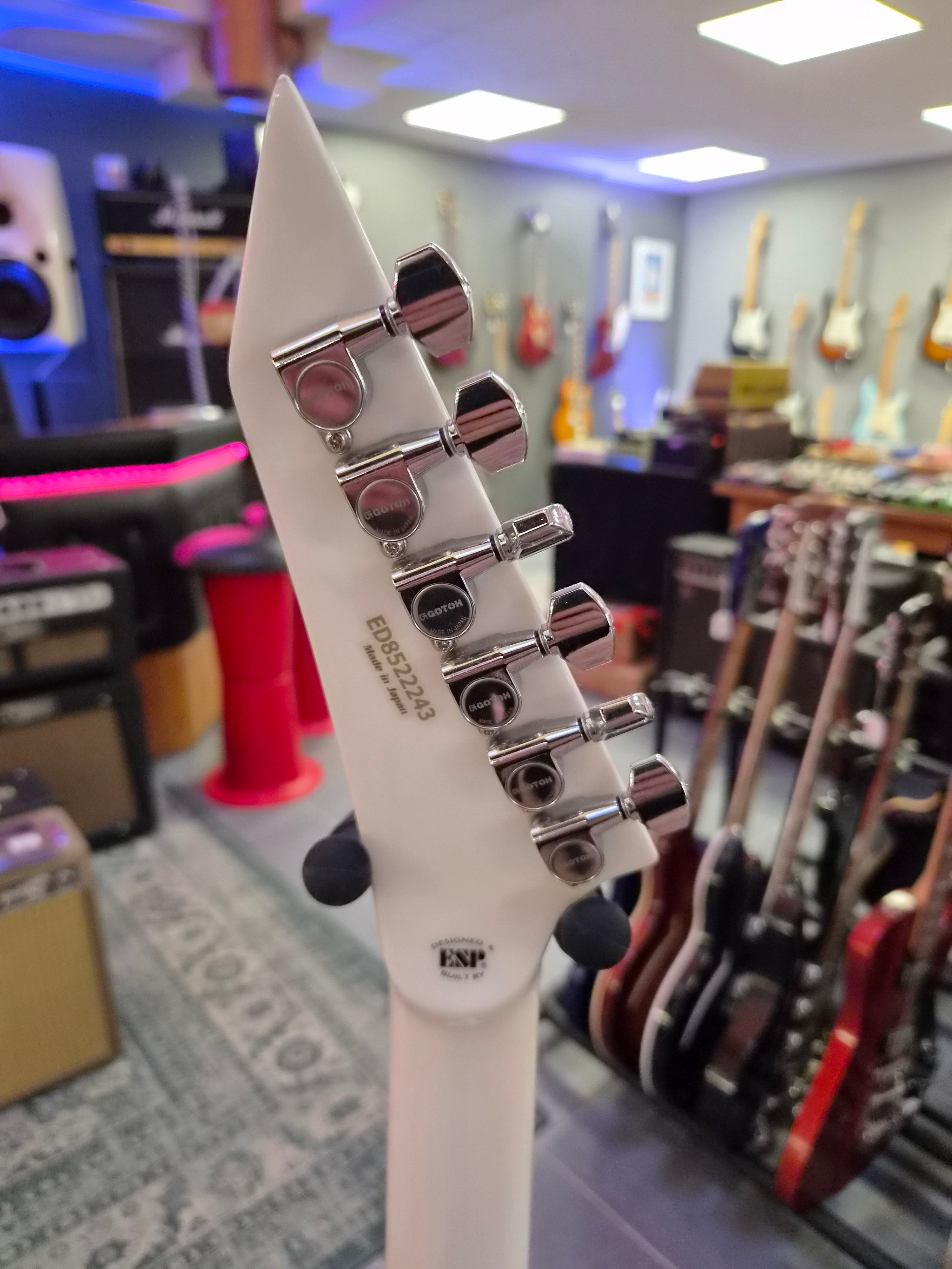 ESP Edwards E-Scythe Alexi Laiho White