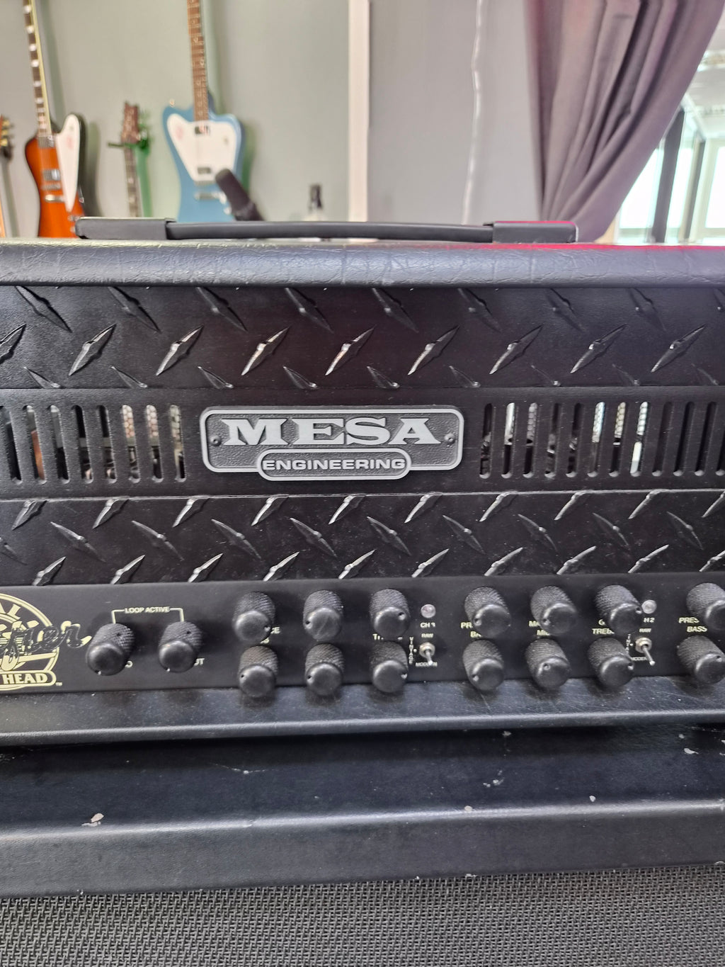 Mesa Boogie Dual Rectifier Solo Head w/ 412 Slant Cabinet 1994 w/ Celestion V30 Ex-Euge Valovirta