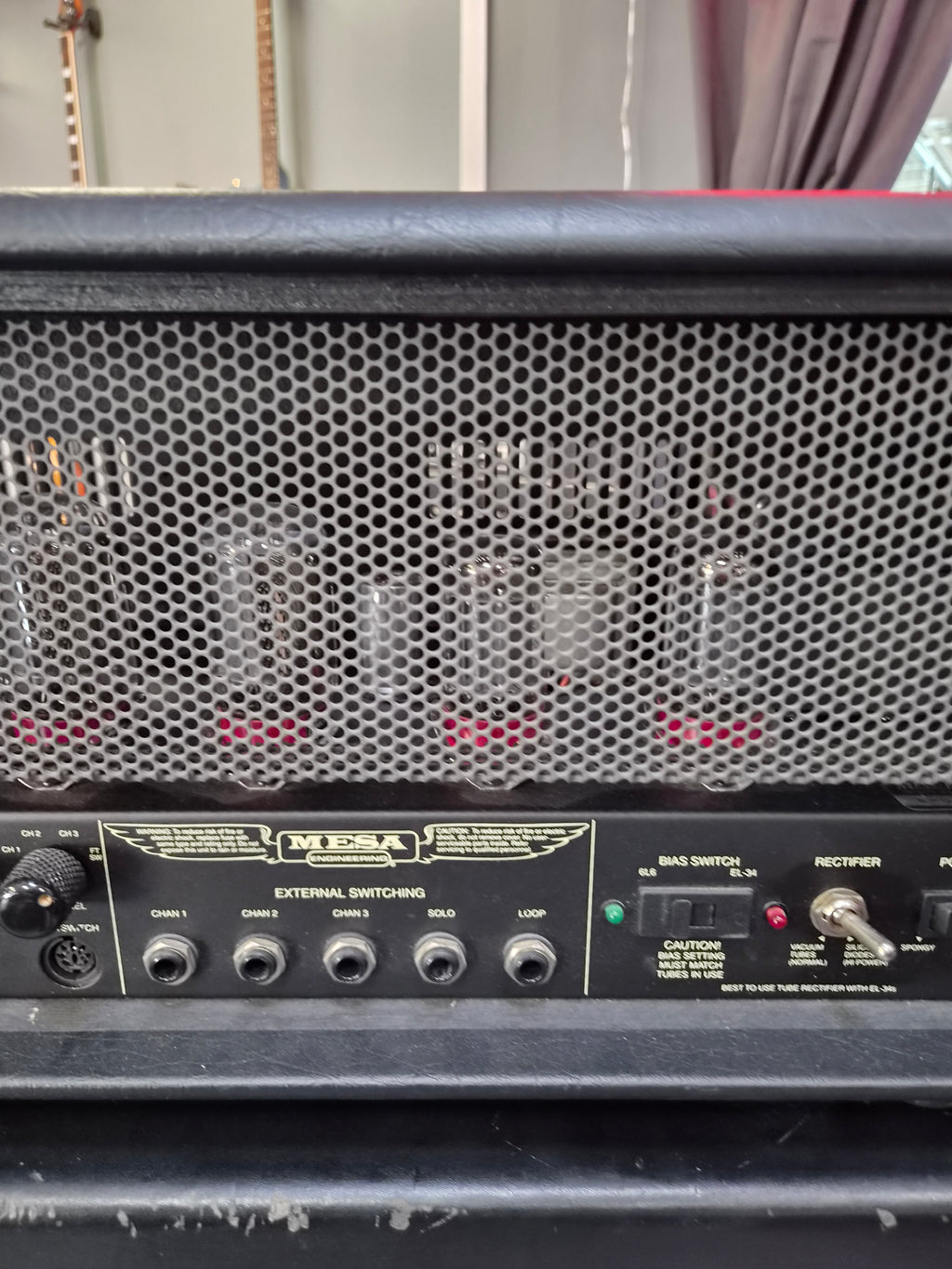 Mesa Boogie Dual Rectifier Solo Head w/ 412 Slant Cabinet 1994 w/ Celestion V30 Ex-Euge Valovirta