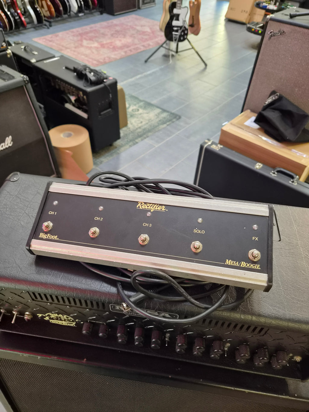 Mesa Boogie Dual Rectifier Solo Head w/ 412 Slant Cabinet 1994 w/ Celestion V30 Ex-Euge Valovirta