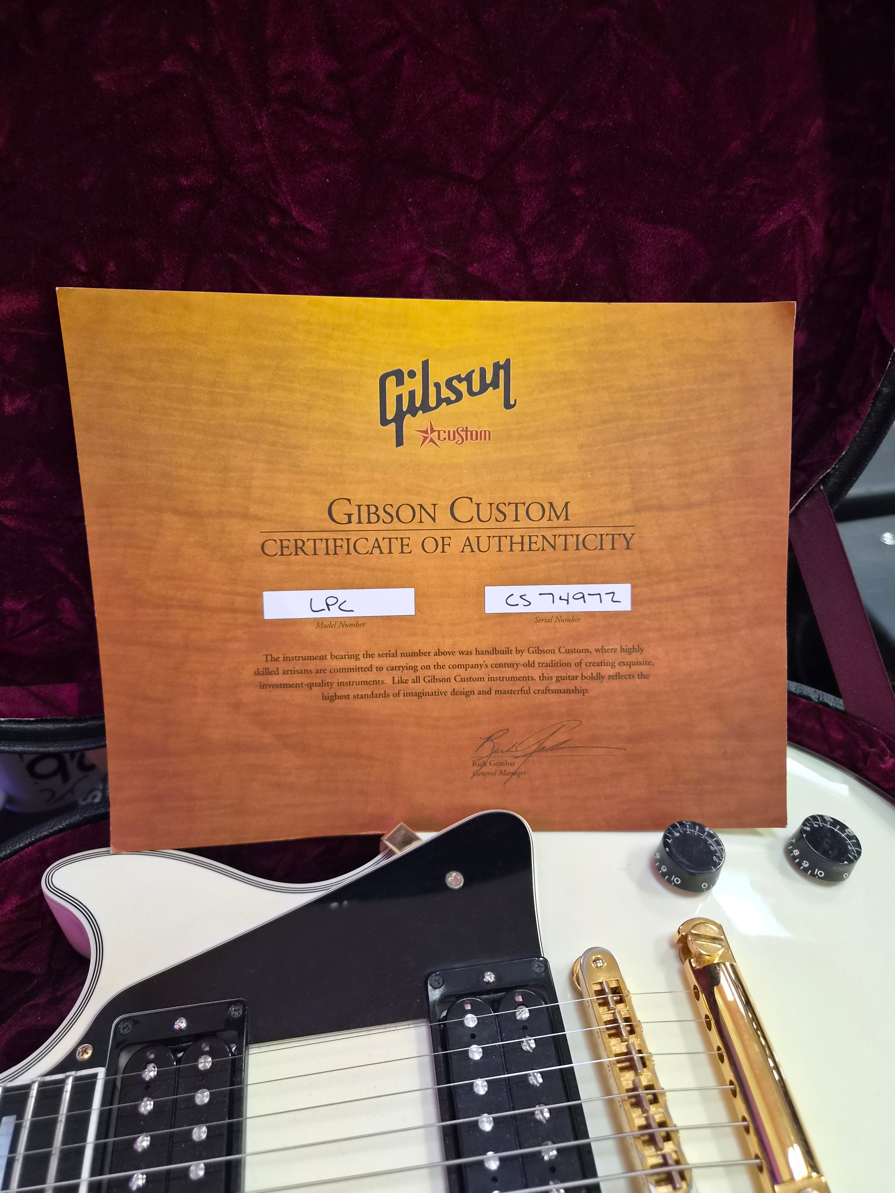 Gibson Les Paul Custom Alpine White 2007
