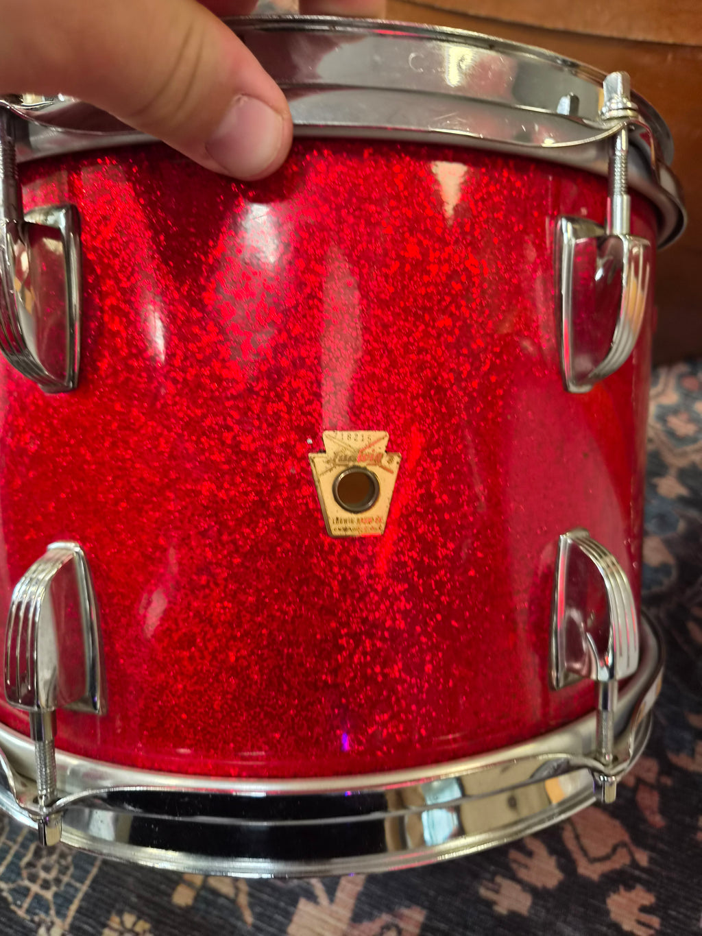 Ludwig Downbeat/Club Date 1960s 20x14", 12x8", 14x14" w/ Pioneer Snare 14x5" 1970s
