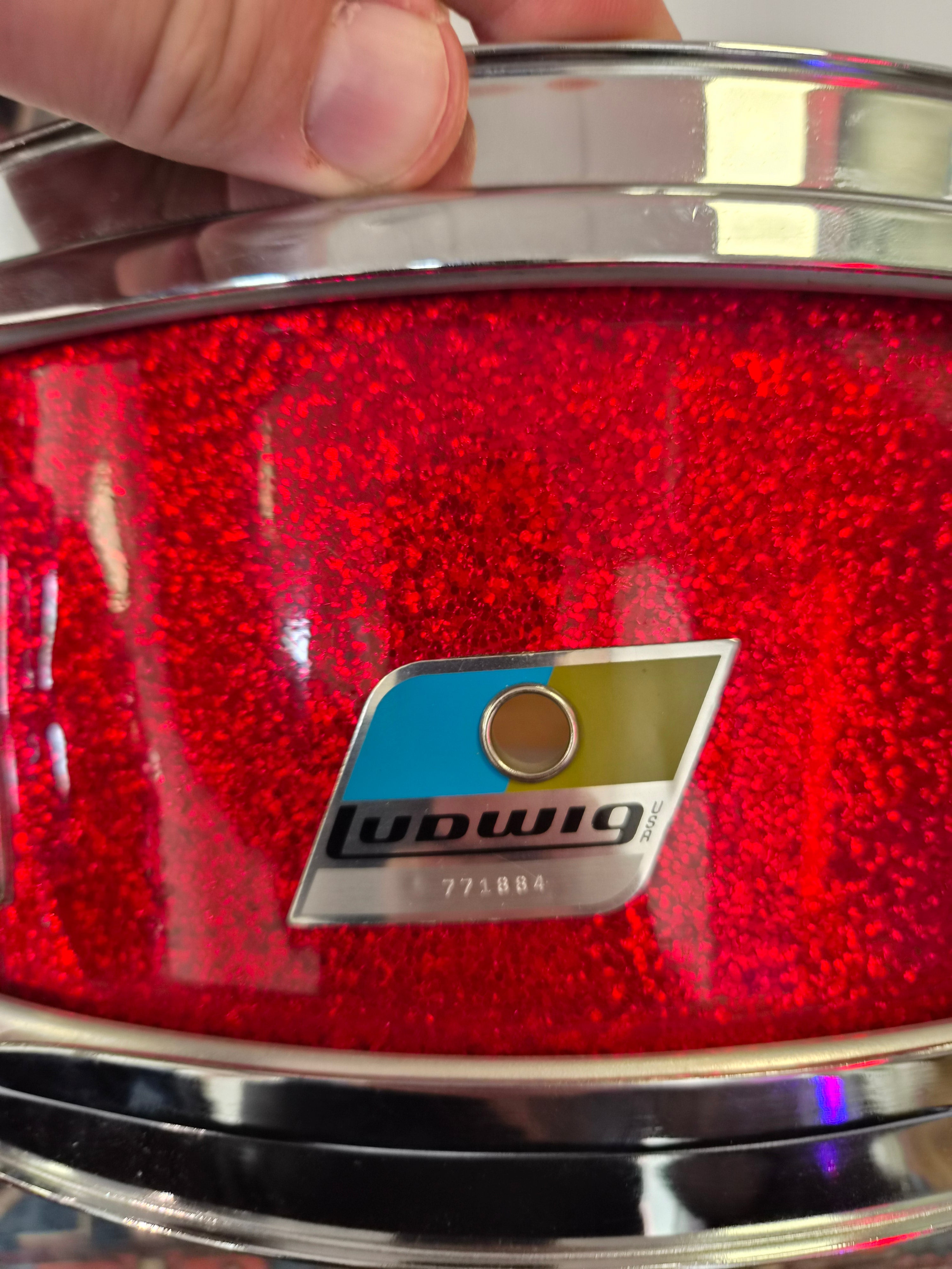 Ludwig Downbeat/Club Date 1960s 20x14", 12x8", 14x14" w/ Pioneer Snare 14x5" 1970s