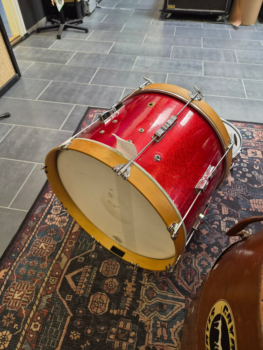 Ludwig Downbeat/Club Date 1960s 20x14", 12x8", 14x14" w/ Pioneer Snare 14x5" 1970s