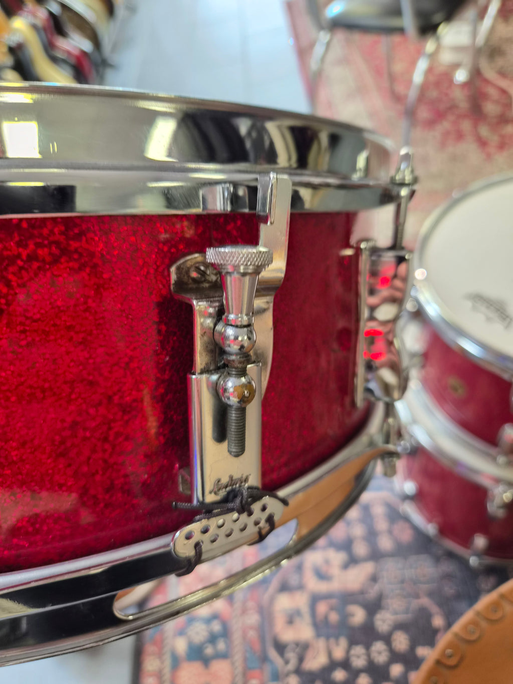 Ludwig Downbeat/Club Date 1960s 20x14", 12x8", 14x14" w/ Pioneer Snare 14x5" 1970s
