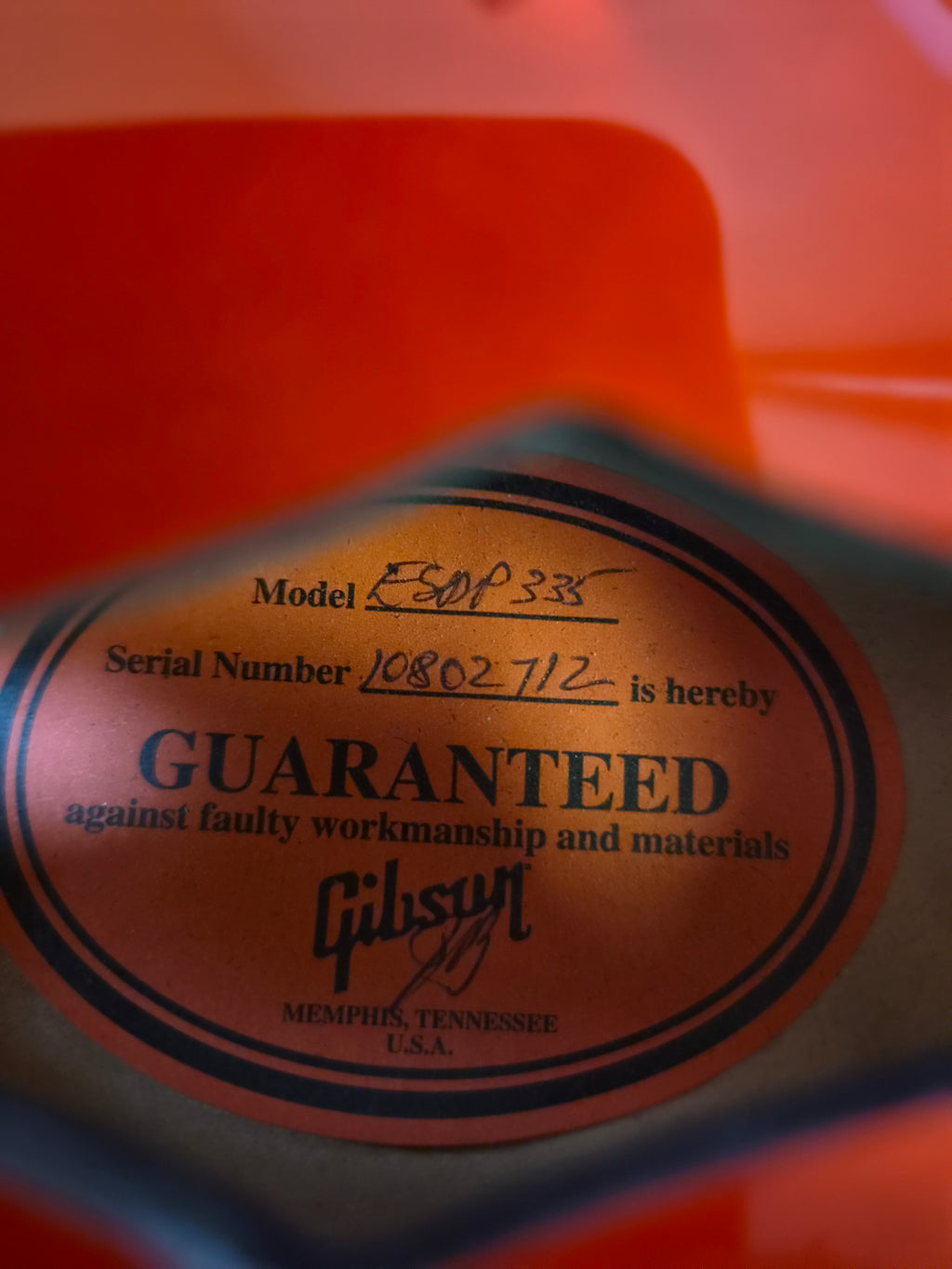 Gibson ES-335 Dot 2012 w/ Bigsby & Vibramate