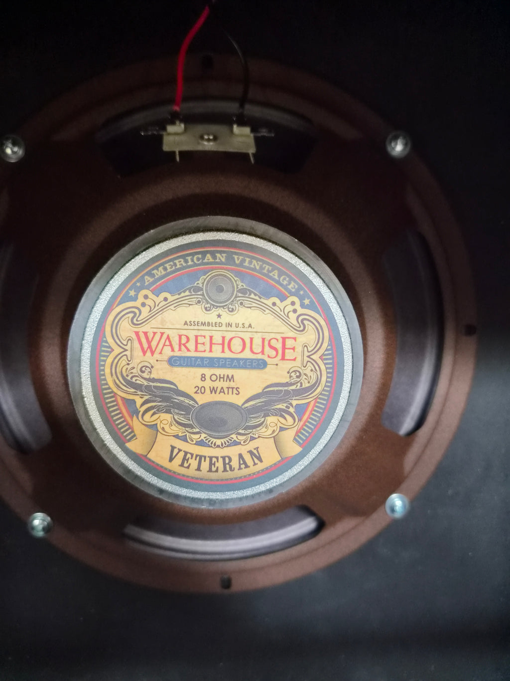 Bluetone 1x10" Cabinet w/ WGS Veteran 8 Ohm