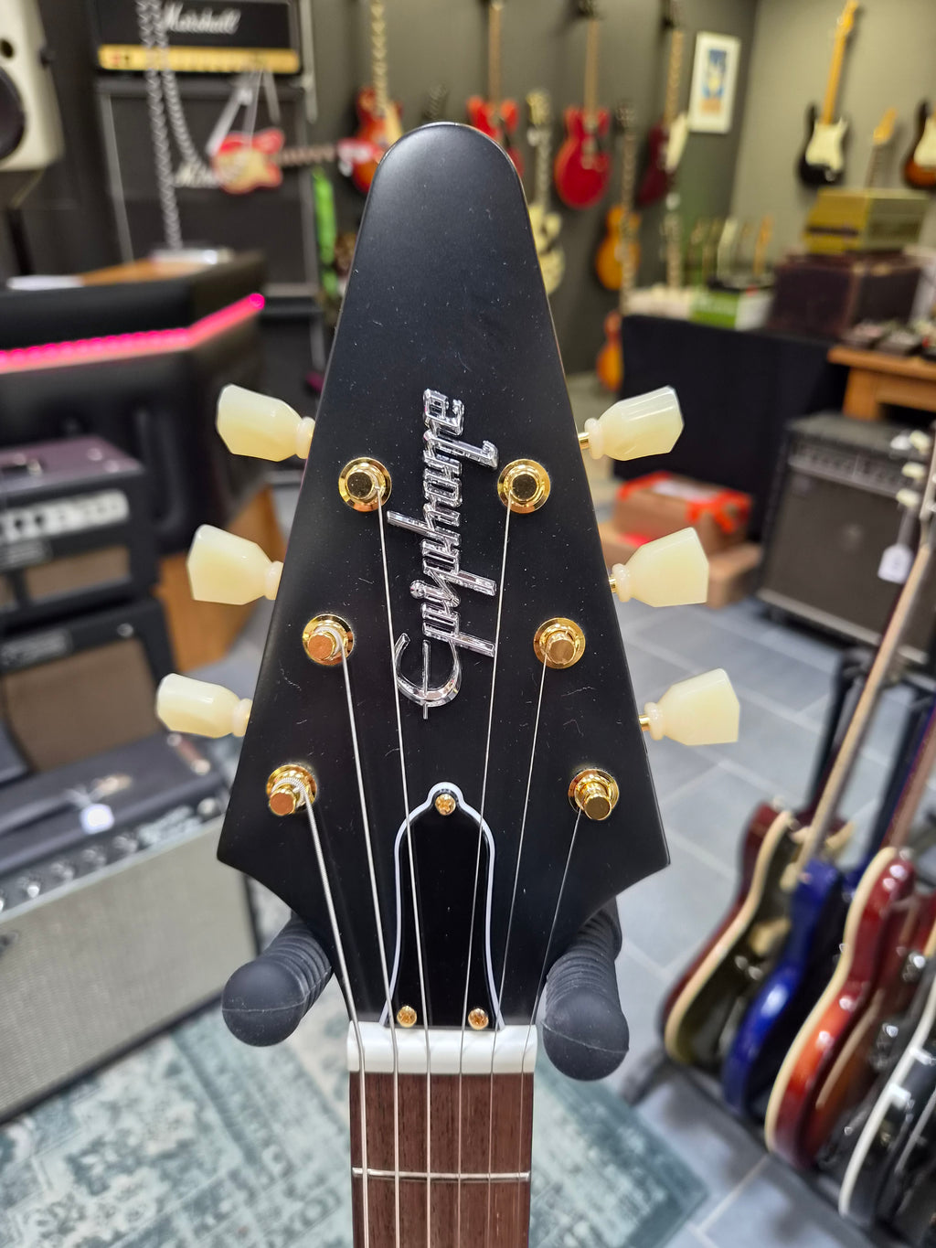 Epiphone Limited Edition '58 Korina Flying V Reissue Aged Natural