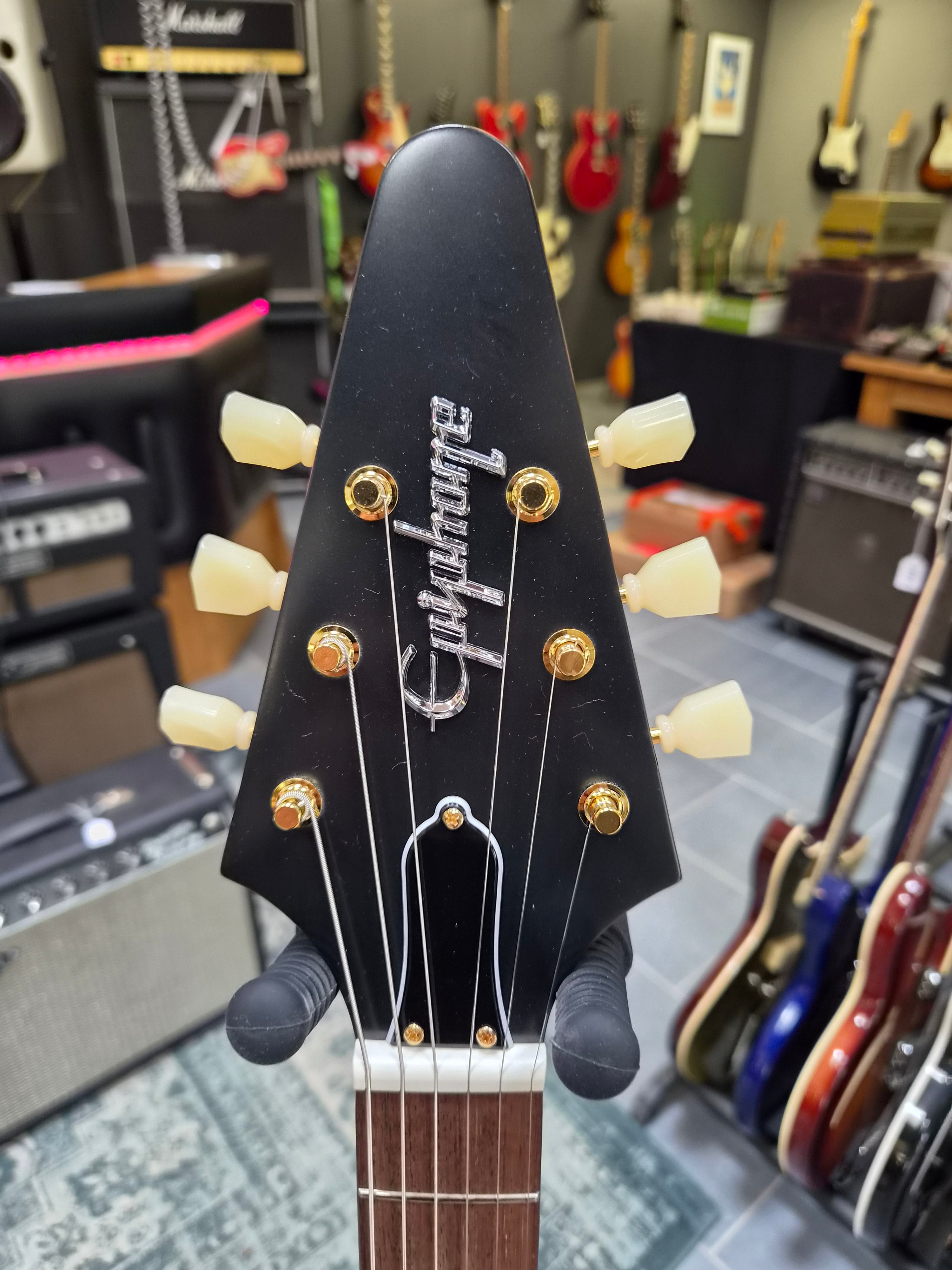 Epiphone Limited Edition '58 Korina Flying V Reissue Aged Natural