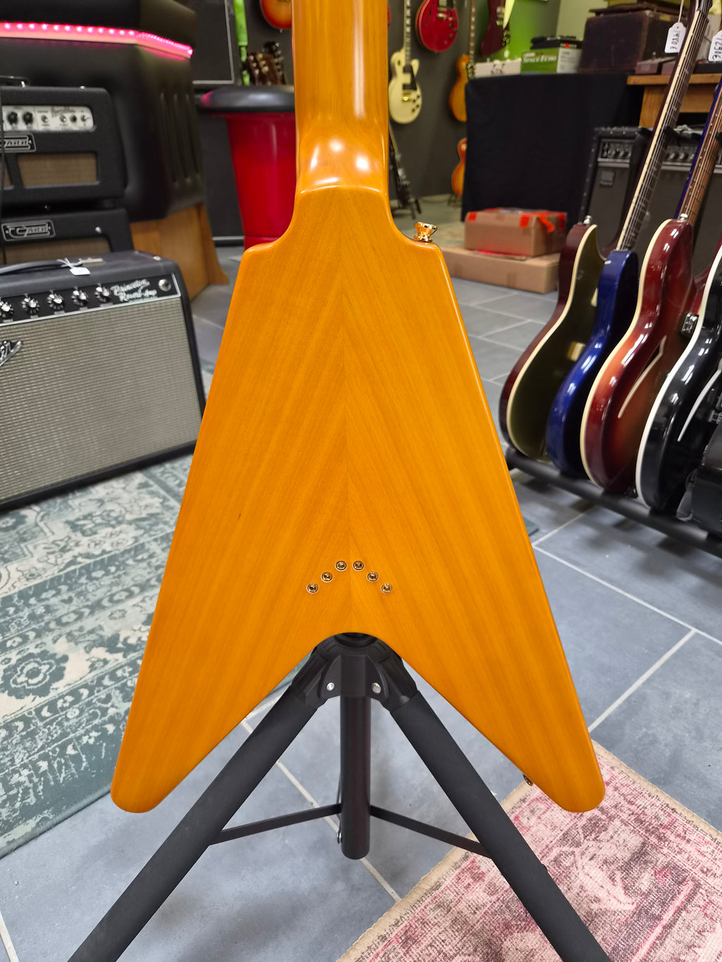 Epiphone Limited Edition '58 Korina Flying V Reissue Aged Natural