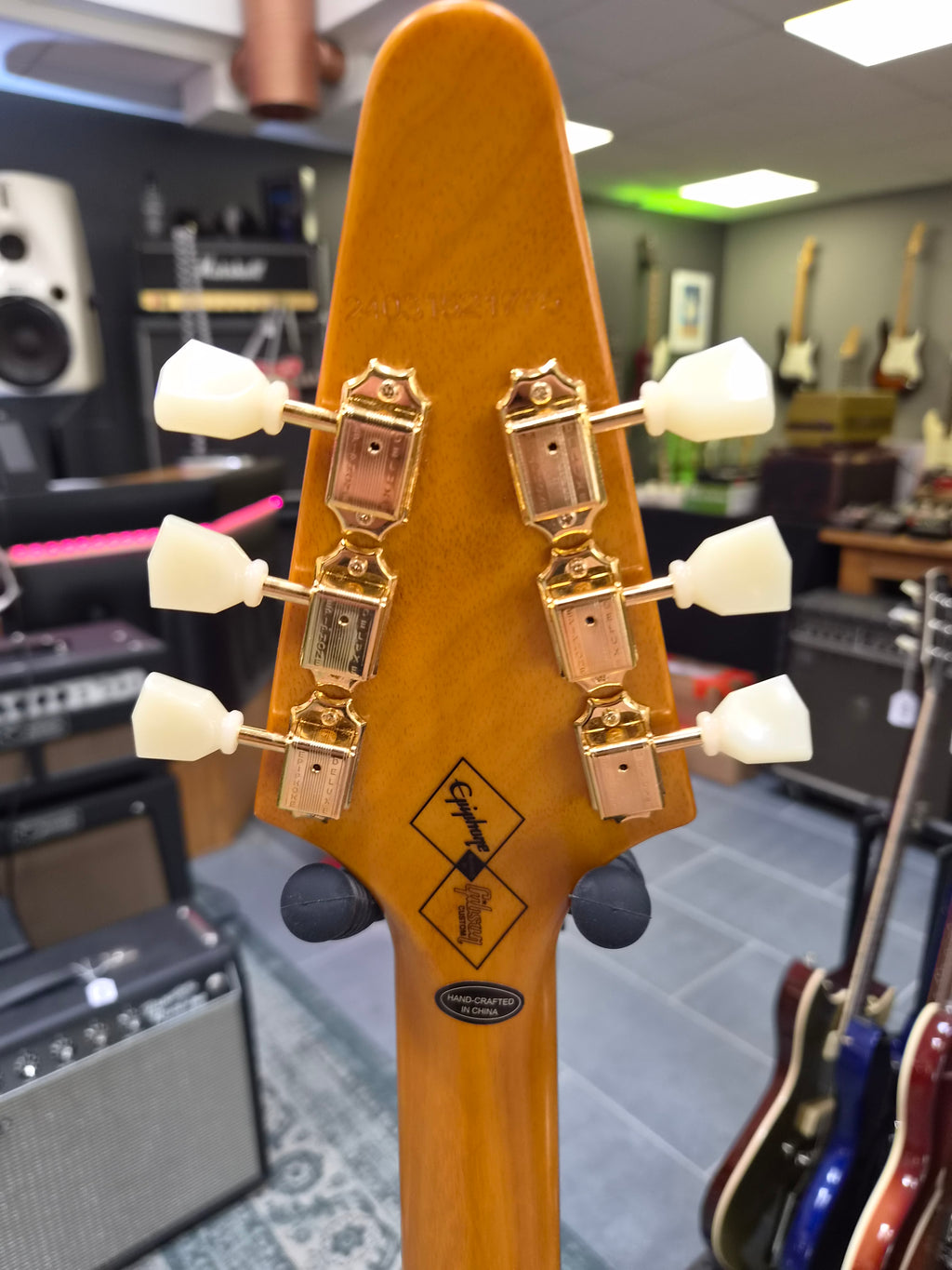 Epiphone Limited Edition '58 Korina Flying V Reissue Aged Natural