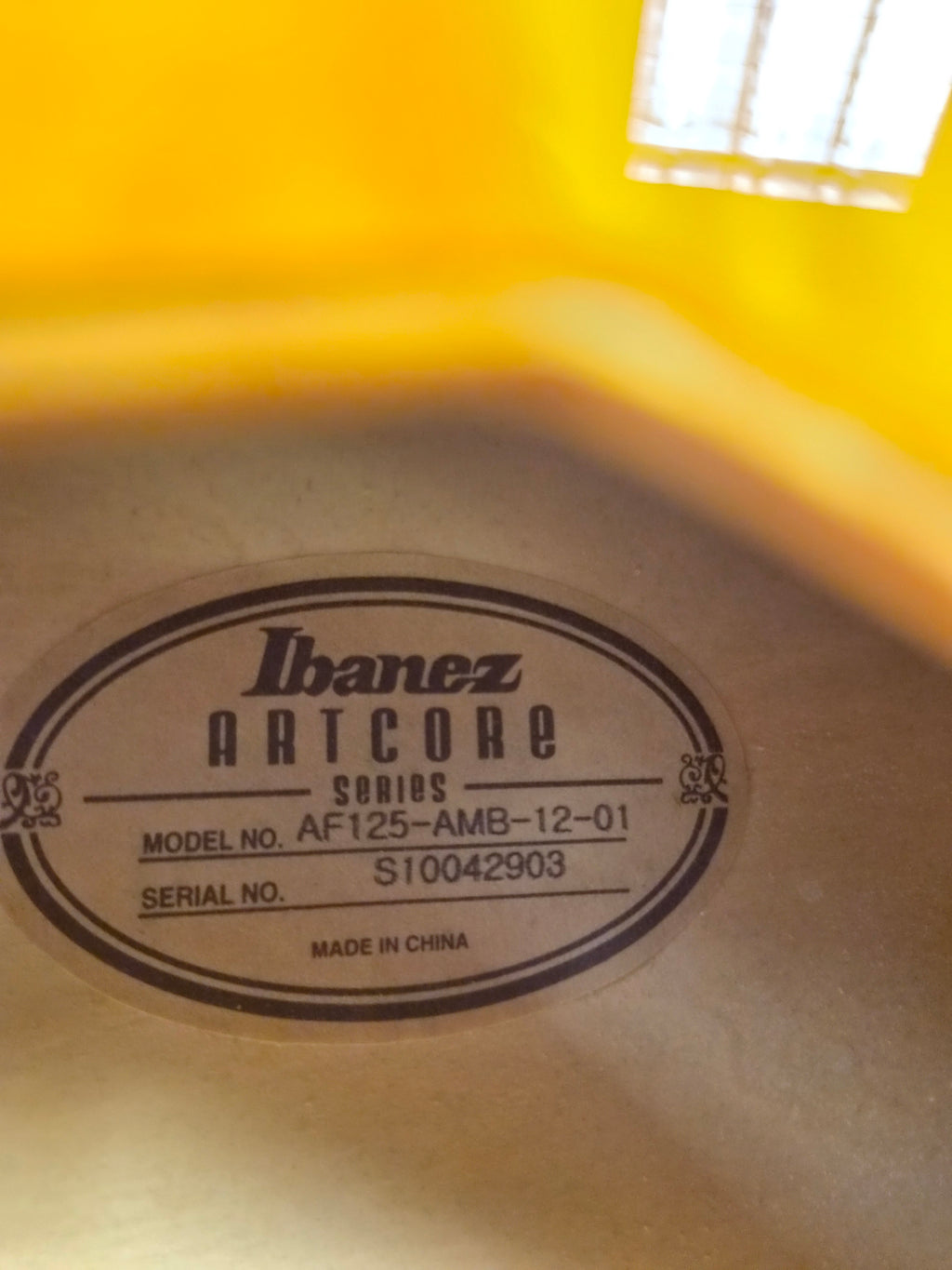 Ibanez AF125 Artcore Custom