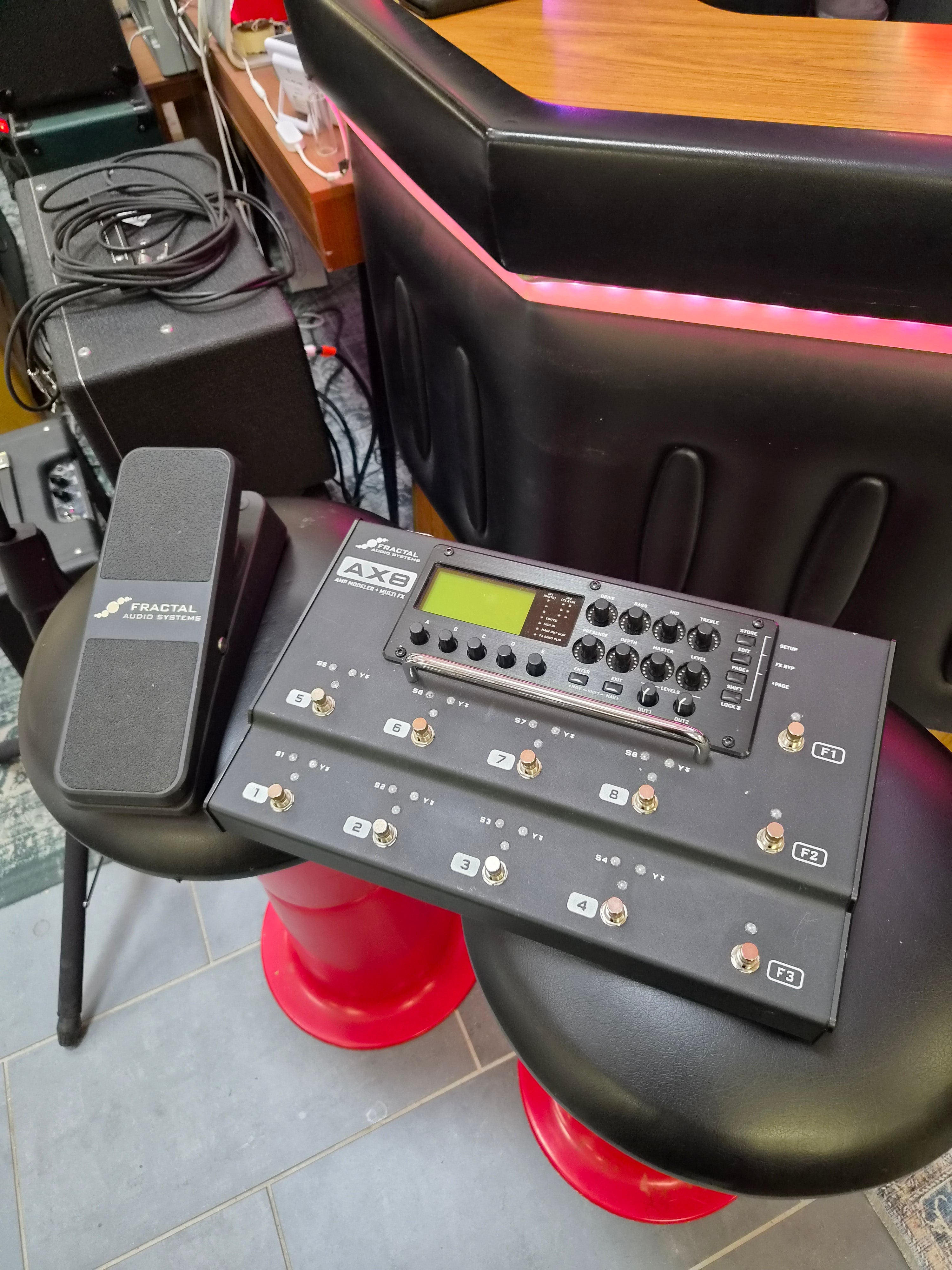 Fractal Audio Systems AX8 2016 w/ Fractal EV-1 Expression Pedal