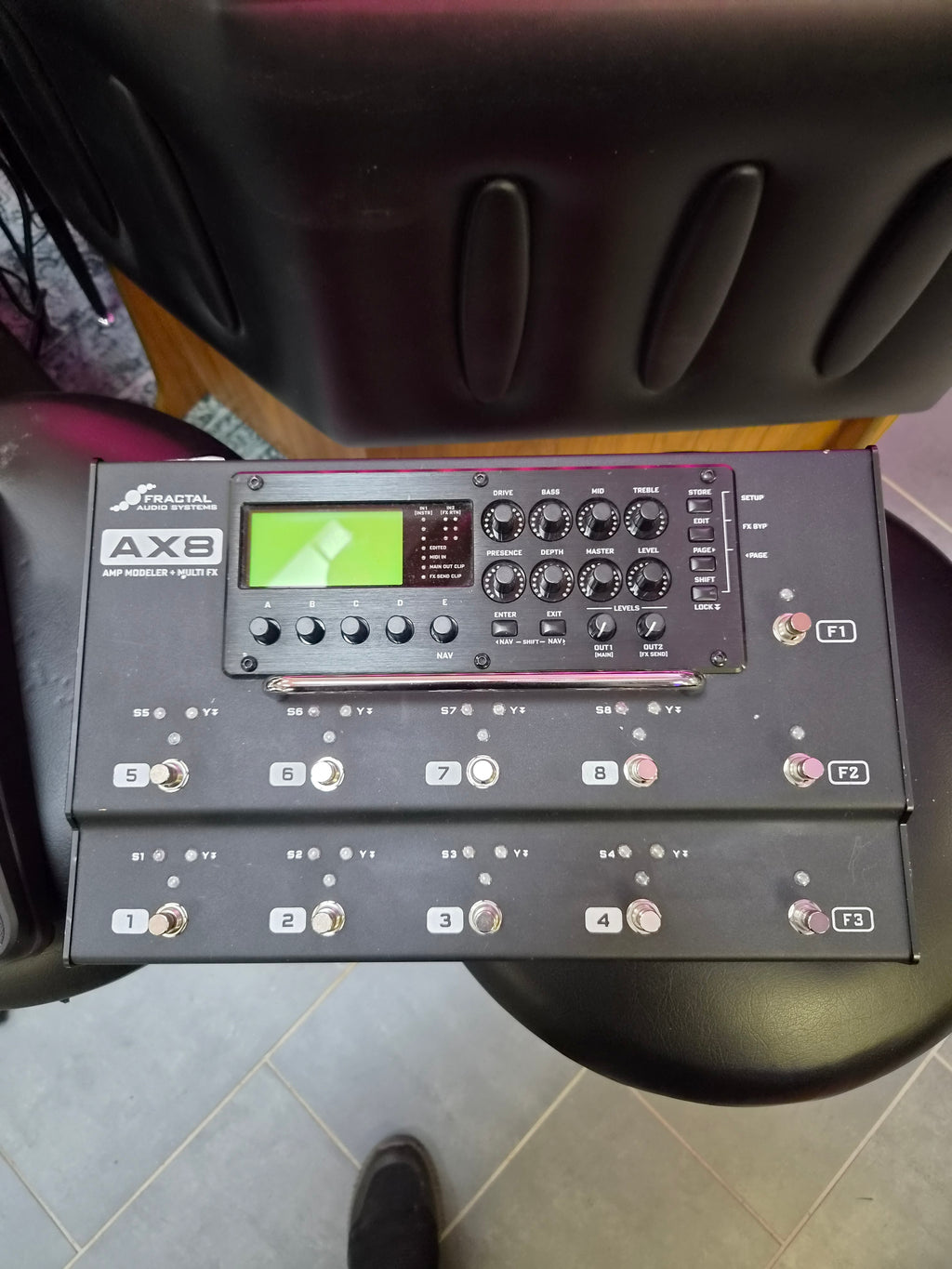 Fractal Audio Systems AX8 2016 w/ Fractal EV-1 Expression Pedal