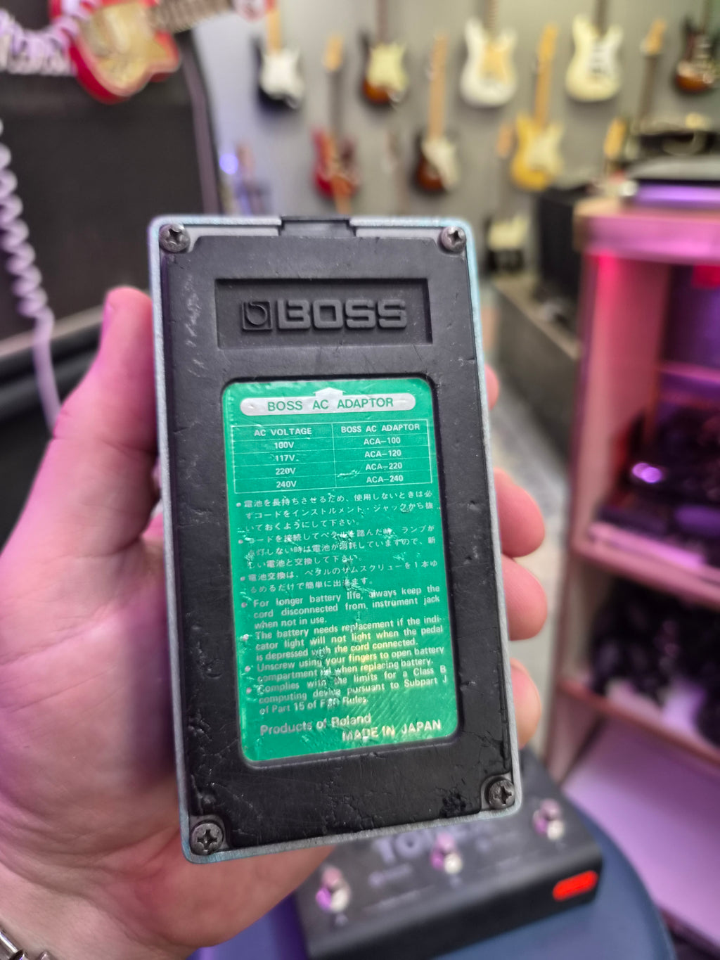 Boss CE-3 1986 Green Label