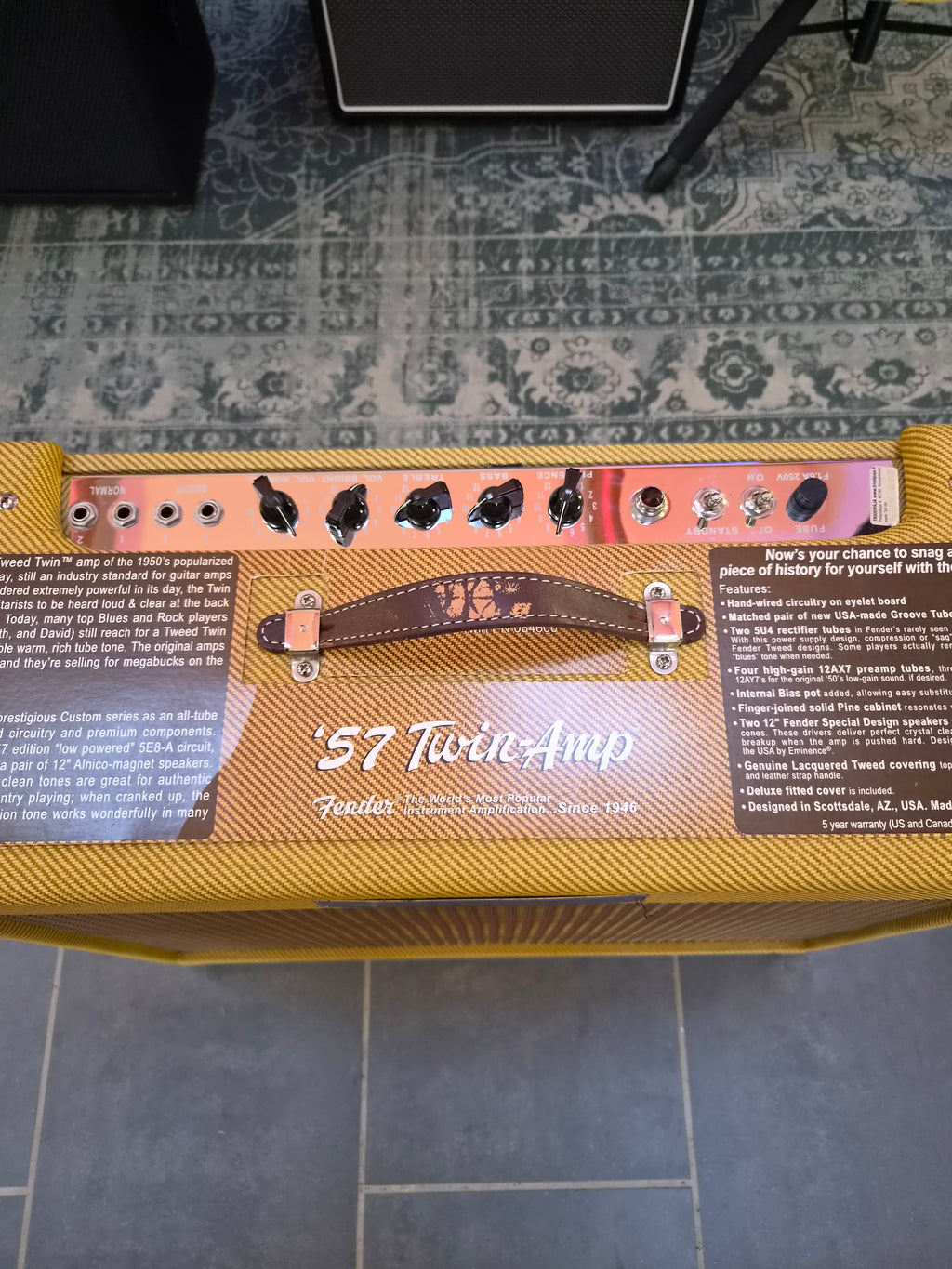 ⁠Fender ’57 Custom Twin Amp 2008 w/ Dr. Z Attenuator