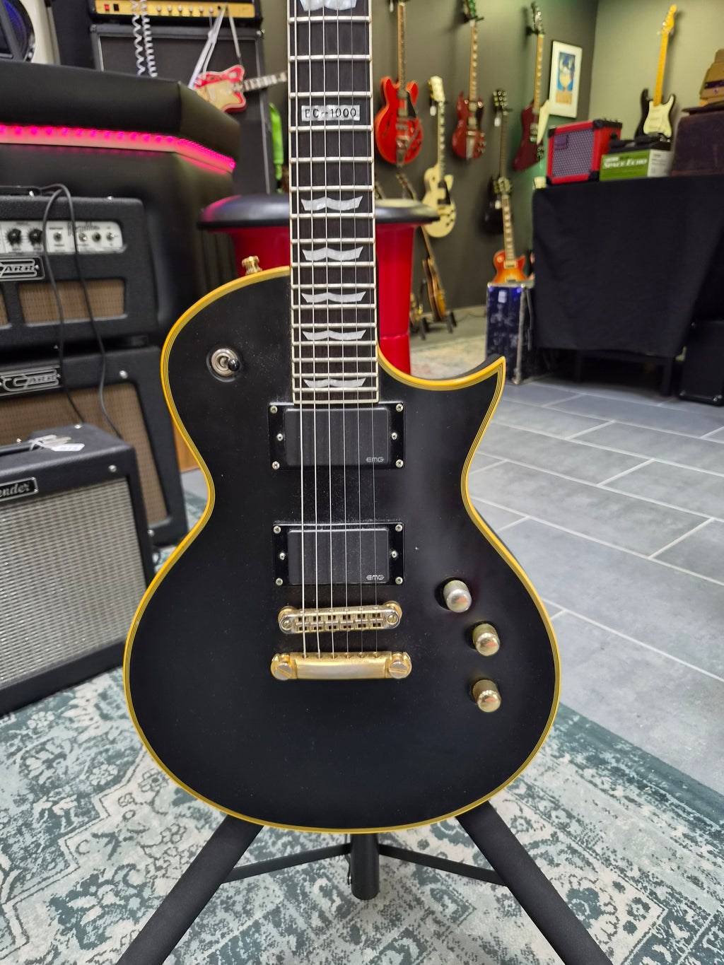 ESP LTD Deluxe Eclipse EC-1000 Vintage Black