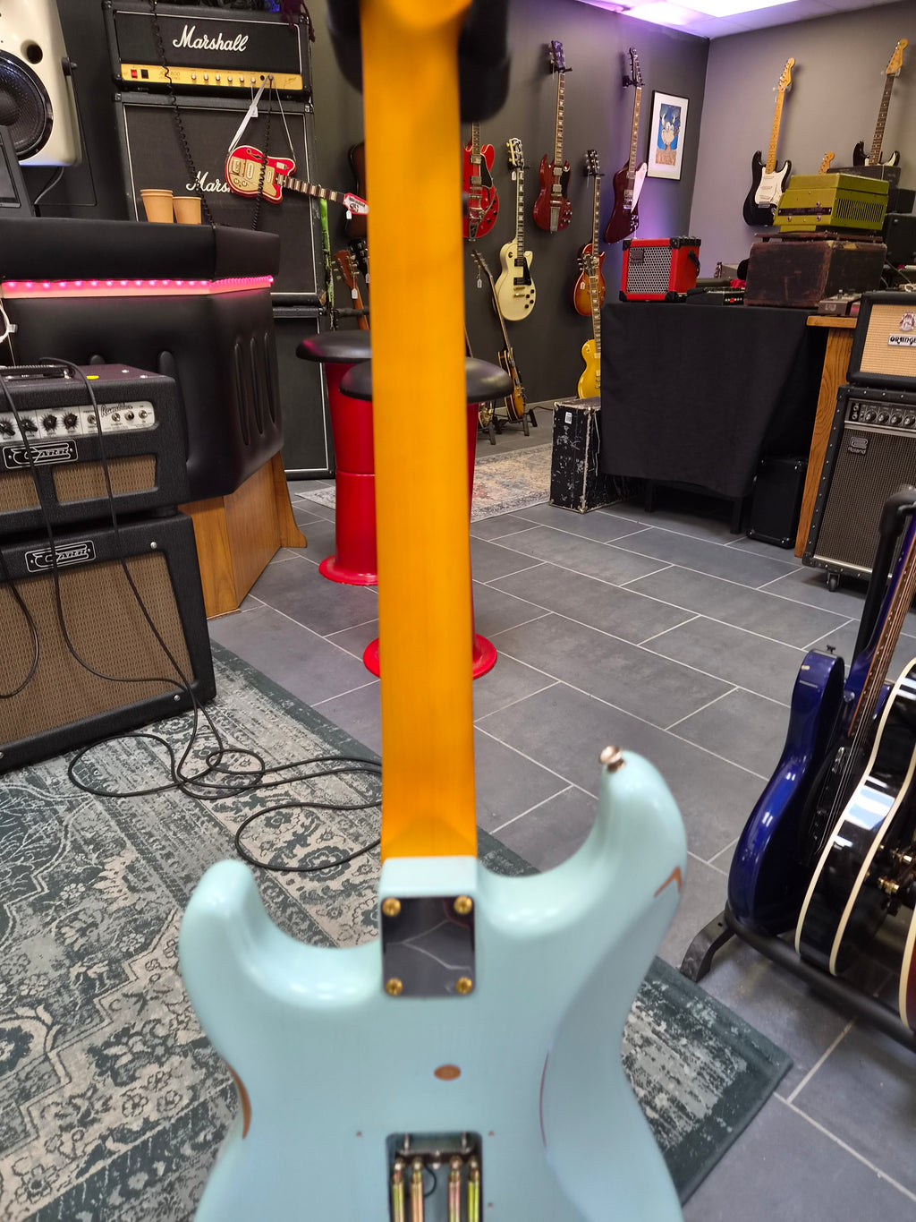 Parstcaster made from Fender Road Worn, Bareknuckle Pickups and No Name Neck