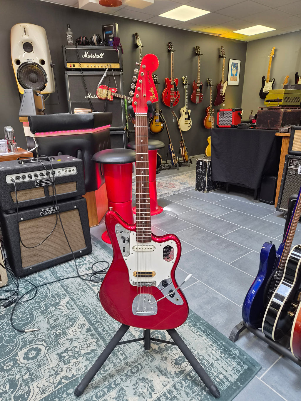Fender 62 Jaguar Reissue Candy Apple Red MIJ