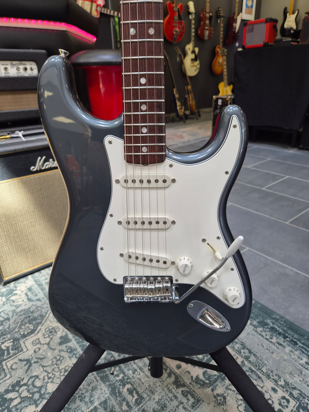 Fender Custom Shop 65 Stratocaster Charcoal Frost Metallic NOS 2005