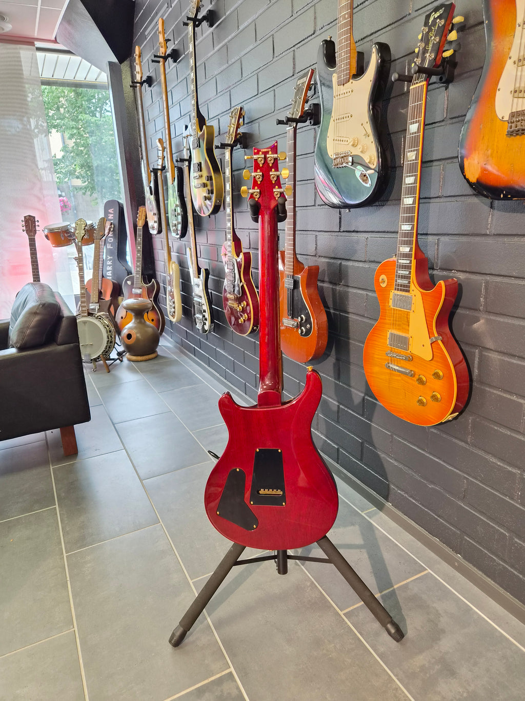 PRS Studio Fire Red 10-Top 2023