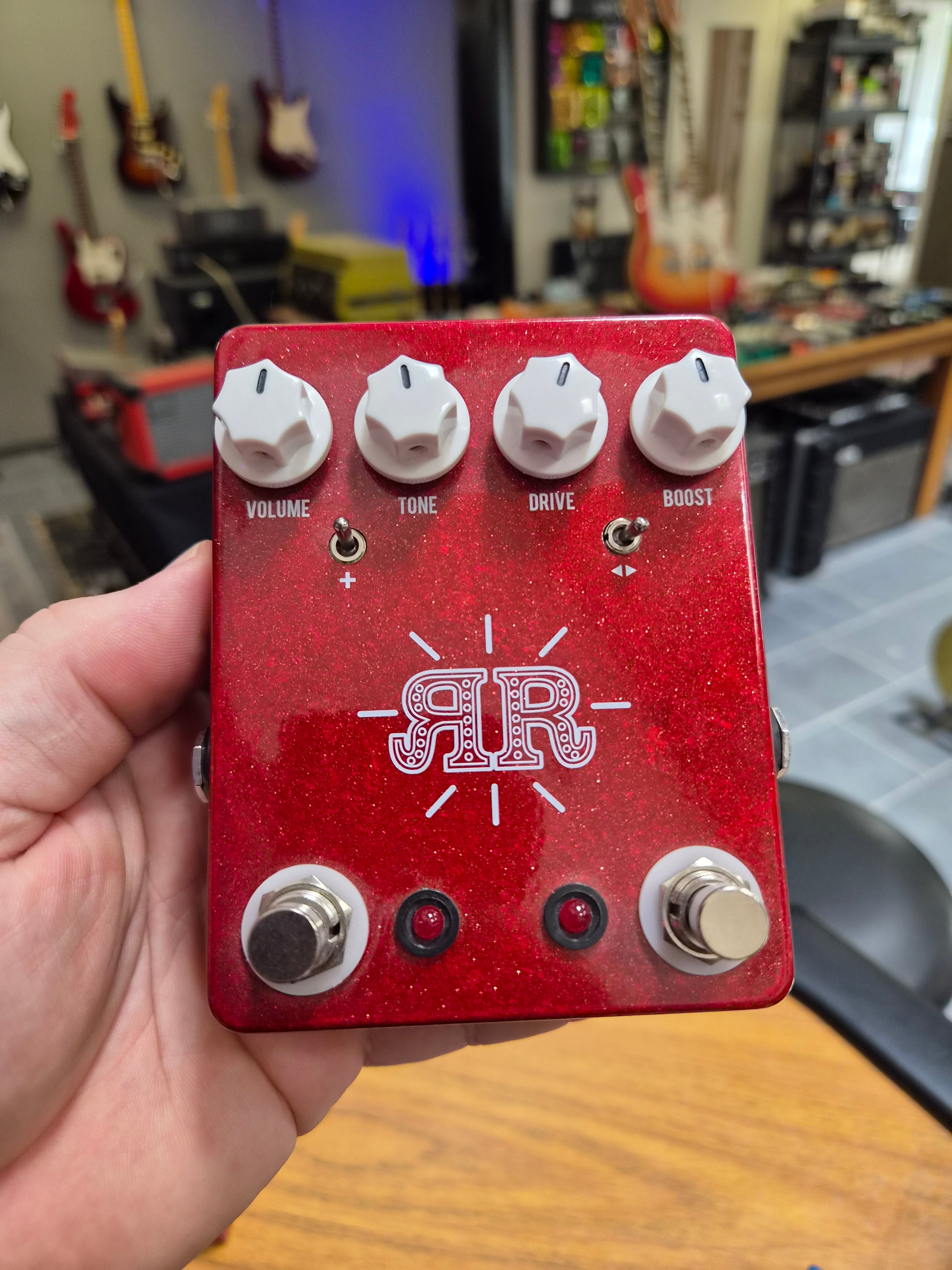 JHS Ruby Red Butch Walker signature Booster + Overdrive