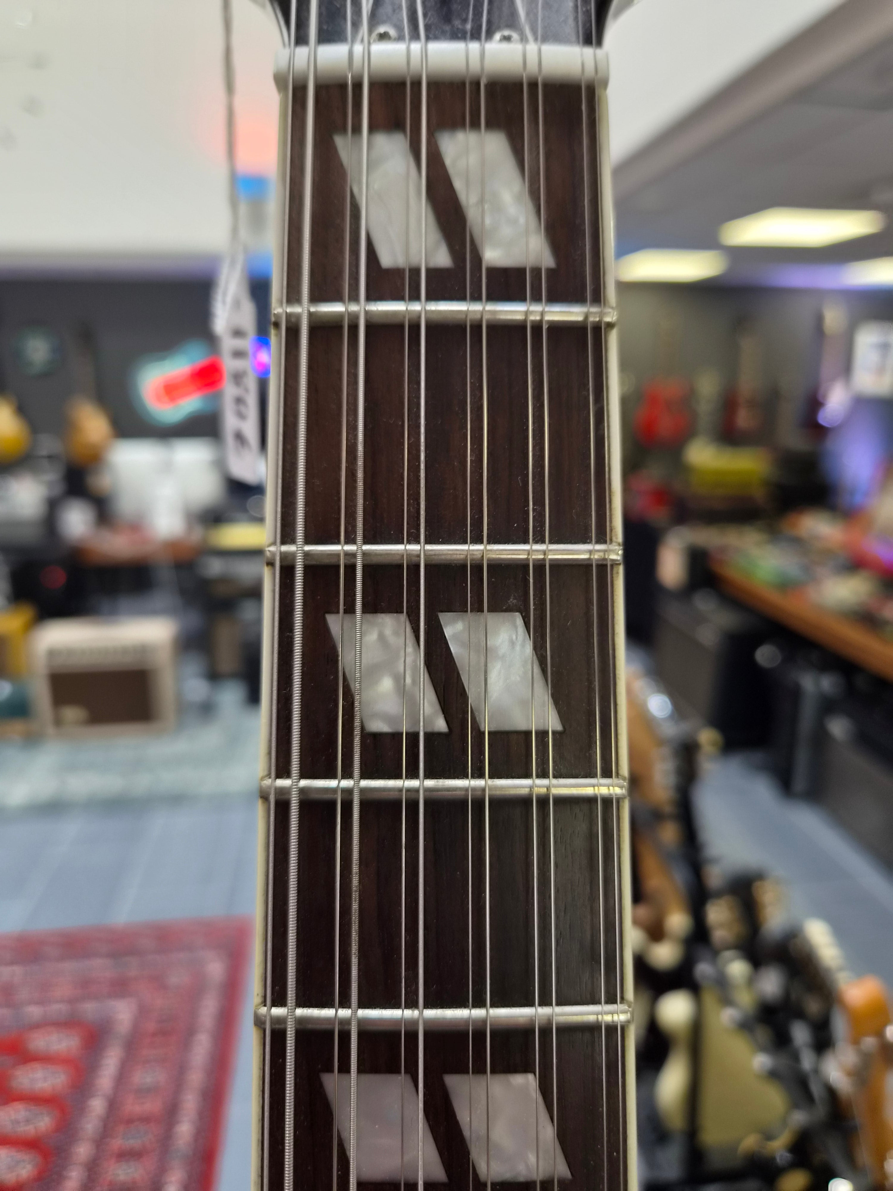 Epiphone G-1275 Custom Doubleneck in Alpine White