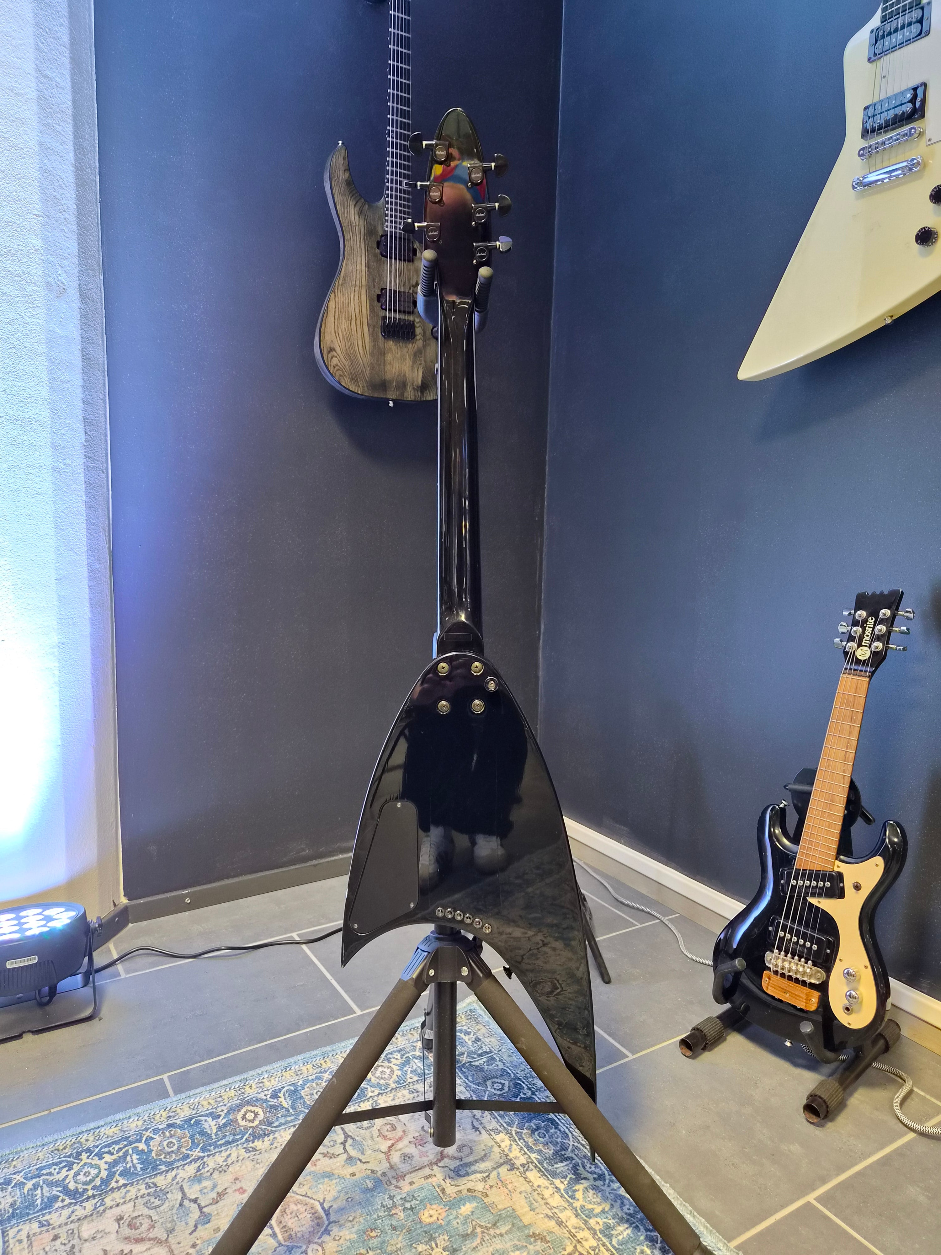 Jackson Roswell Rhoads Pro Black 1990s Handpainted Skull