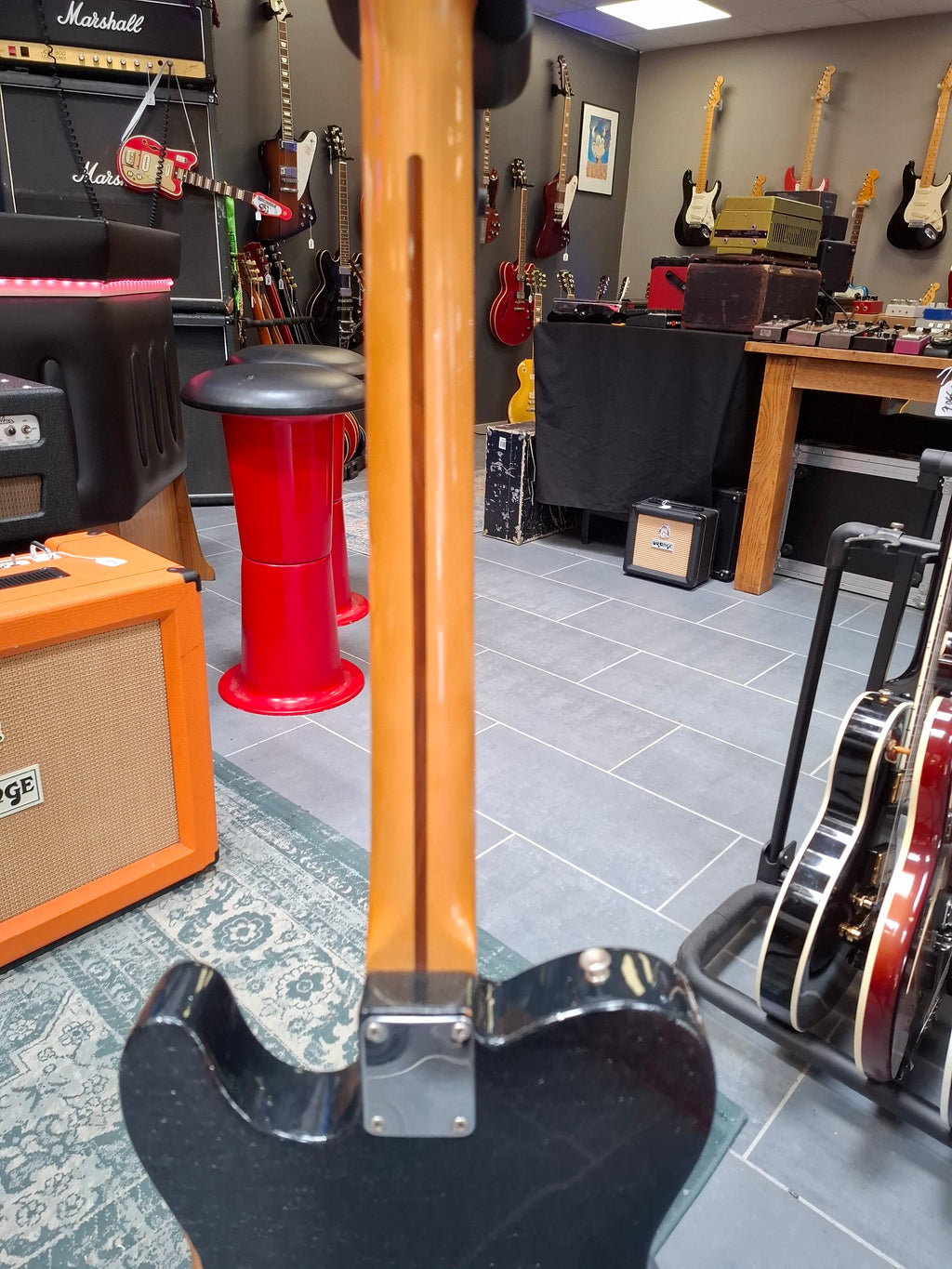 Fender Brad Paisley Esquire Roadworn Black Sparkle Modded