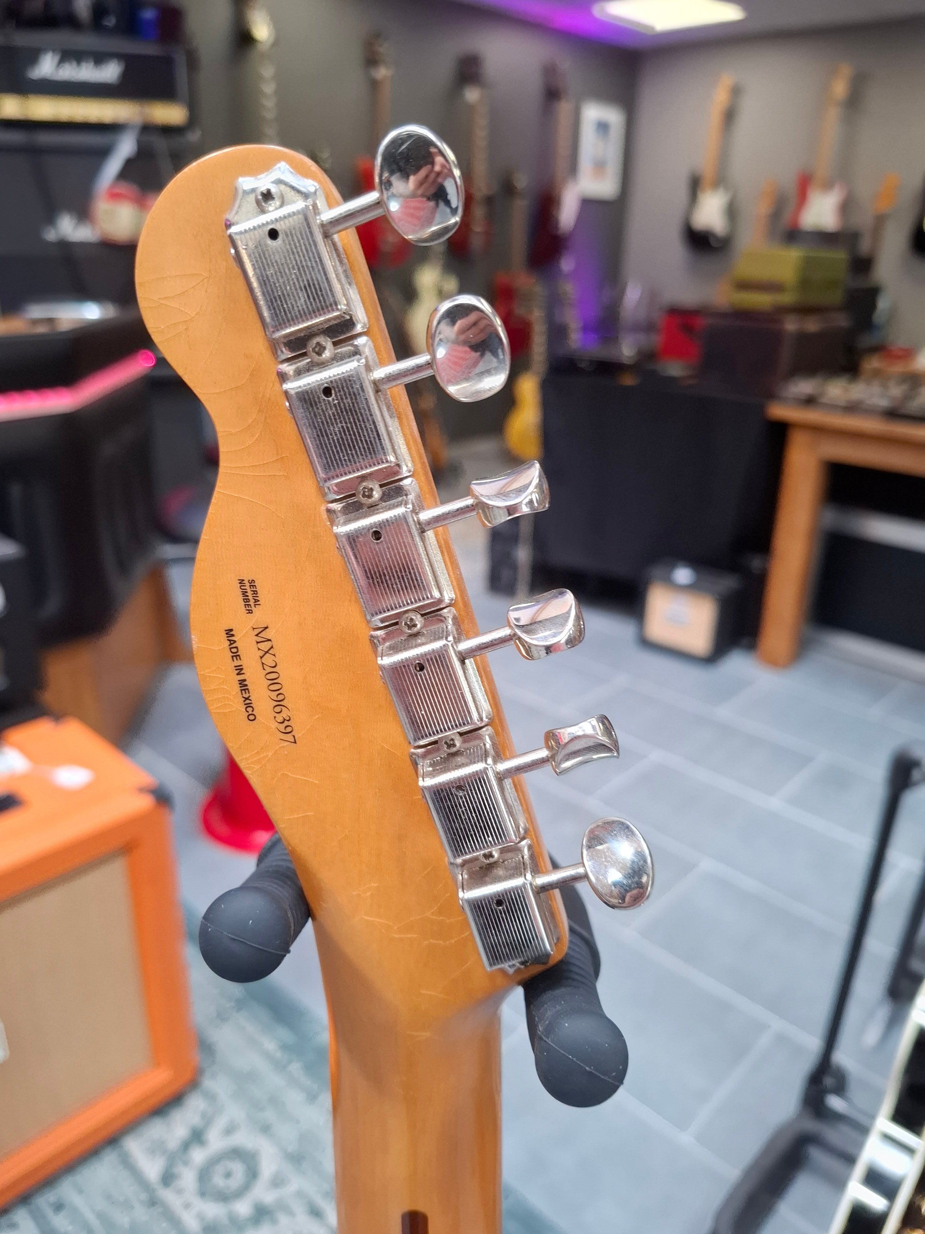 Fender Brad Paisley Esquire Roadworn Black Sparkle Modded