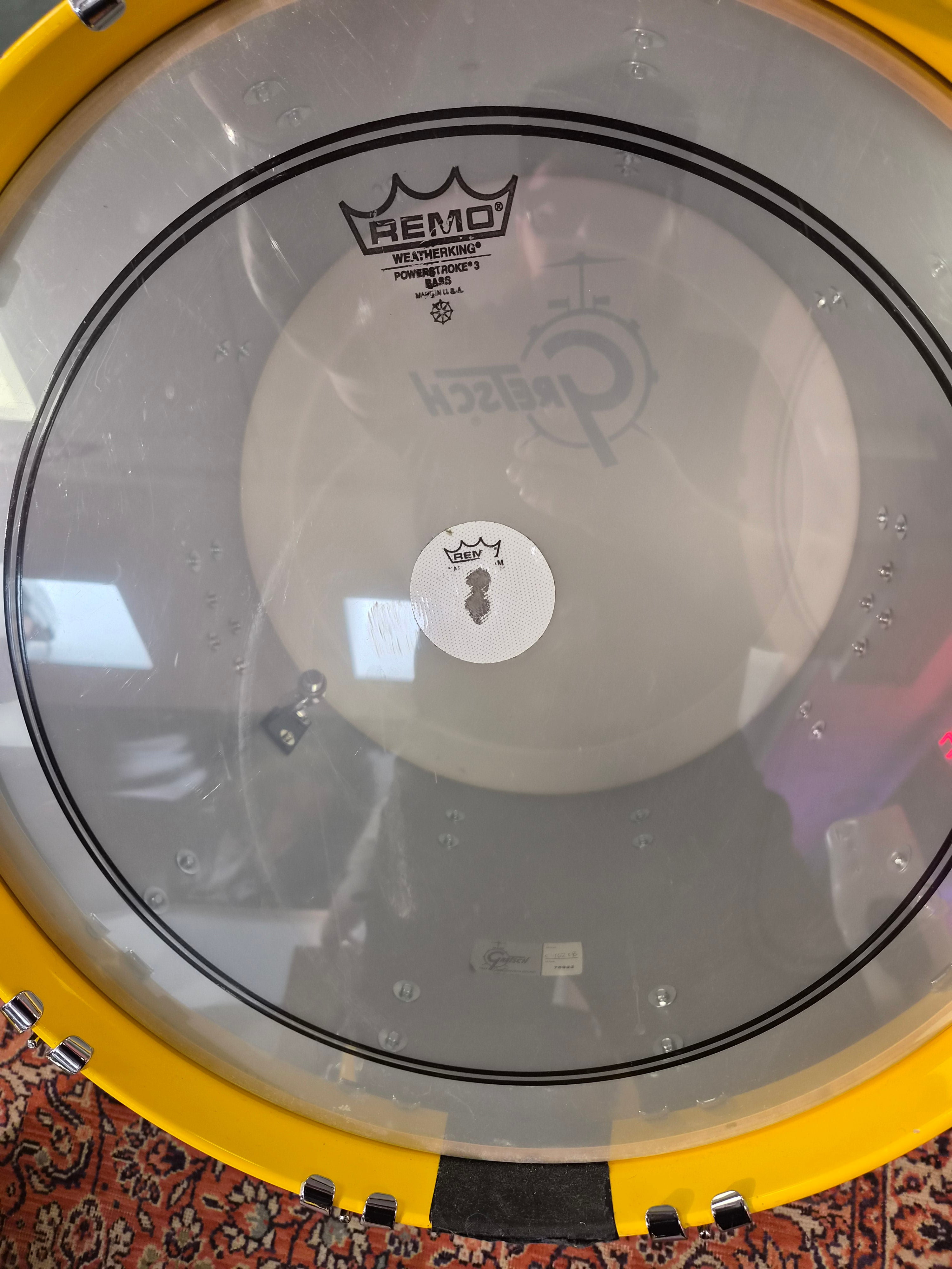Gretsch USA Custom 2010 22", 12", 16" & 14x6.5" snare Tony Williams Yellow