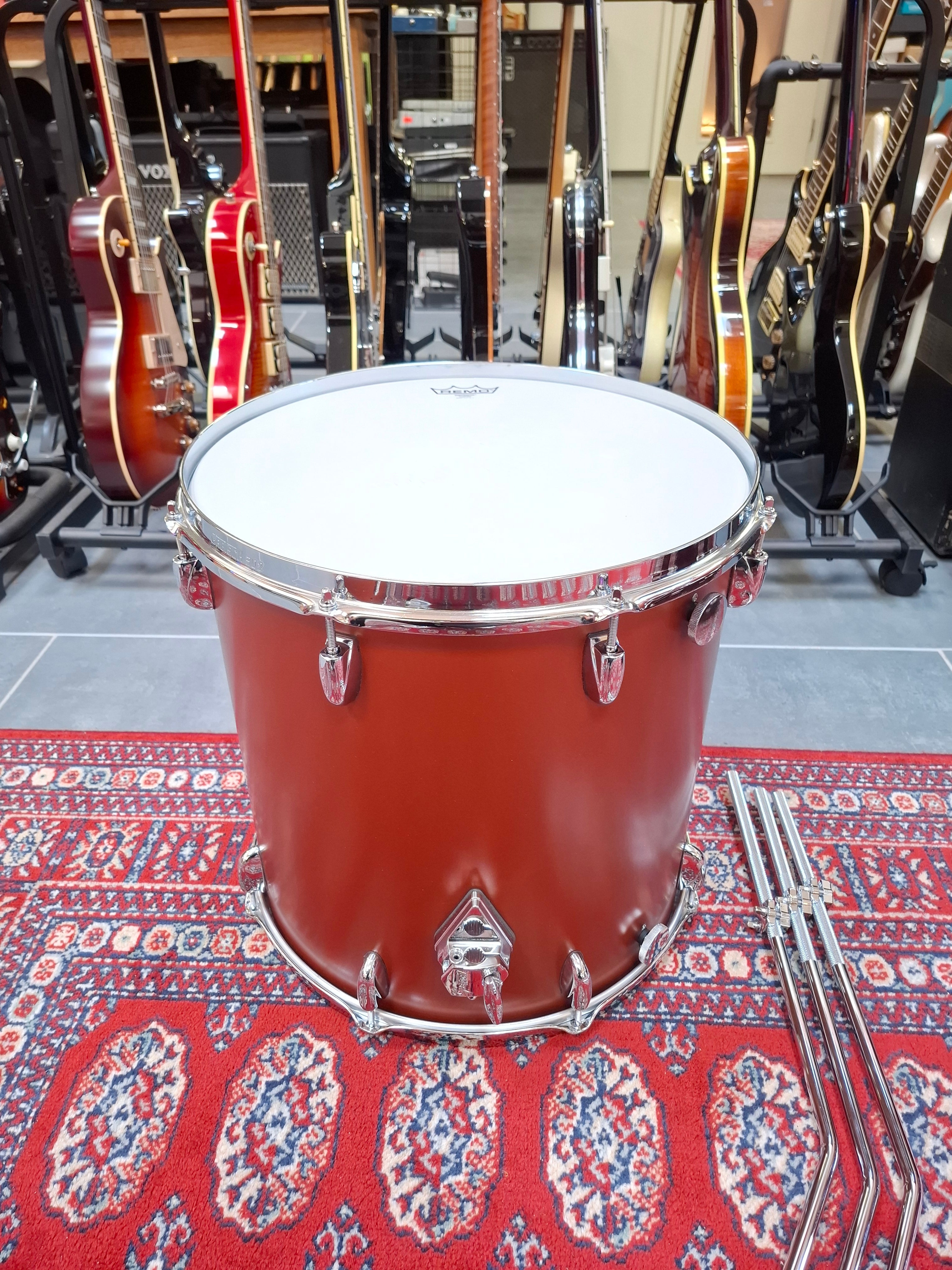 Gretsch USA Broadkaster Satin Copper Mist 22x14", 12x8", 16x16" w/ cases