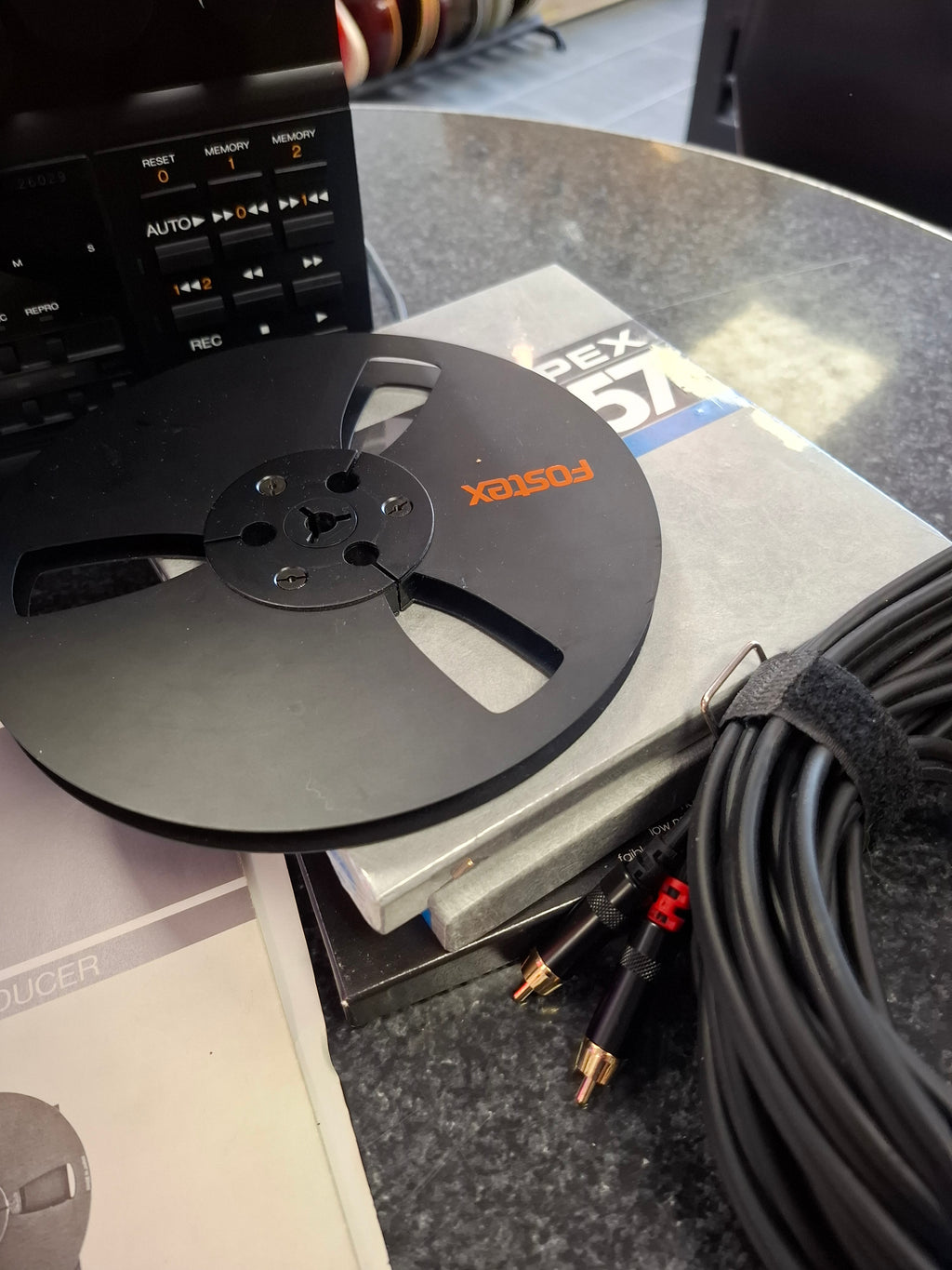 Fostex M20 Two Track Recorder w/ Aphex 124A and cables